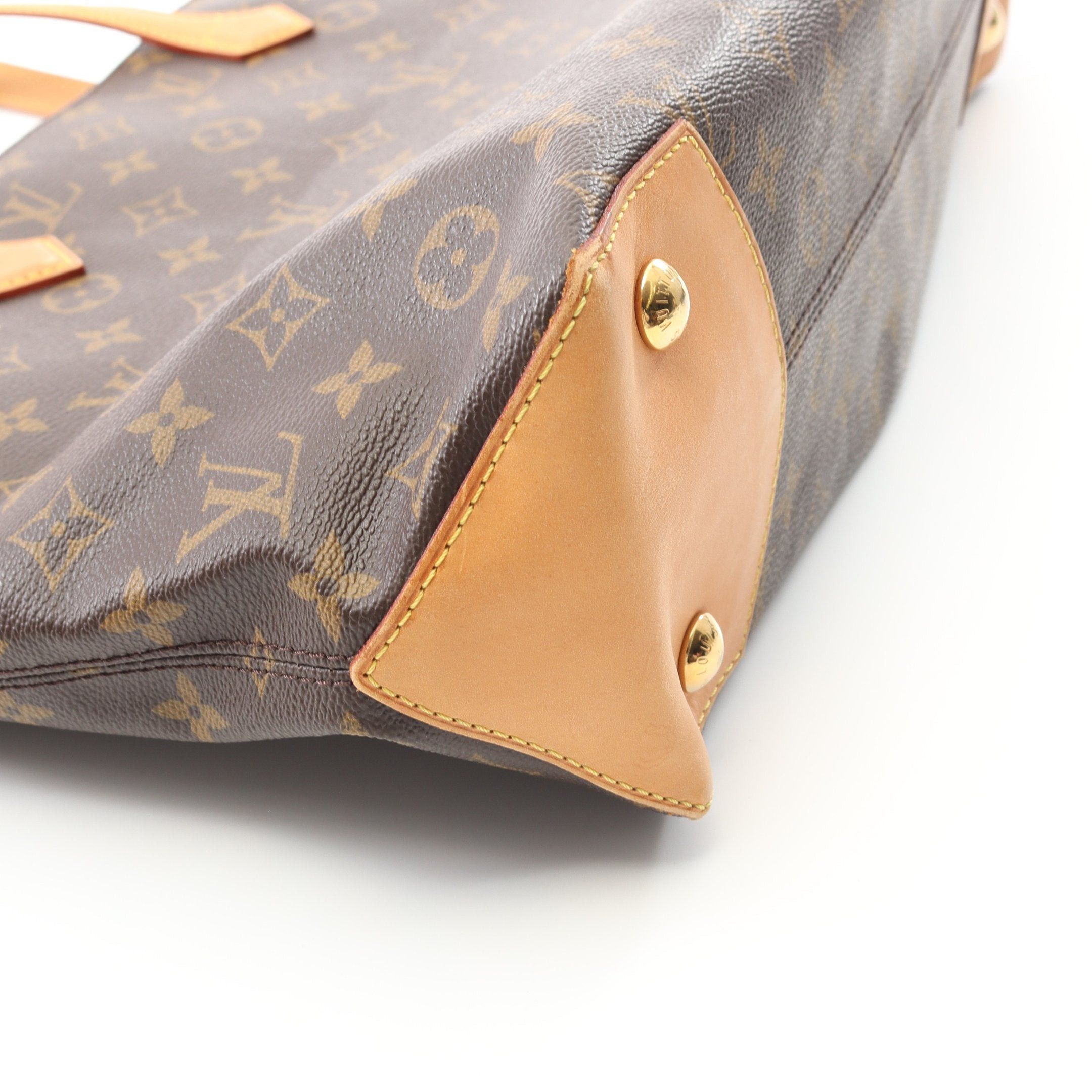 Louis Vuitton Louis Vuitton Wilshire Mm Monogram Shoulder Bag Tote Leather Brown Size ONE SIZE - 8 Thumbnail