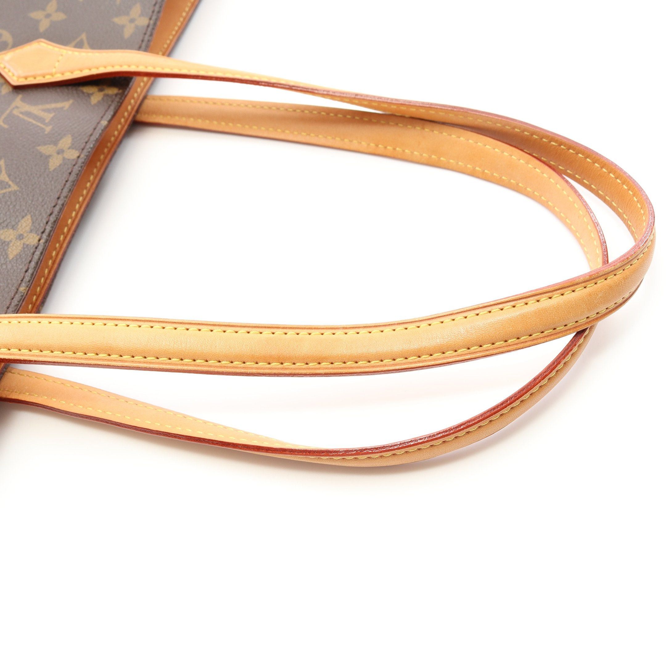 Louis Vuitton Louis Vuitton Wilshire Mm Monogram Shoulder Bag Tote Leather Brown Size ONE SIZE - 9 Thumbnail
