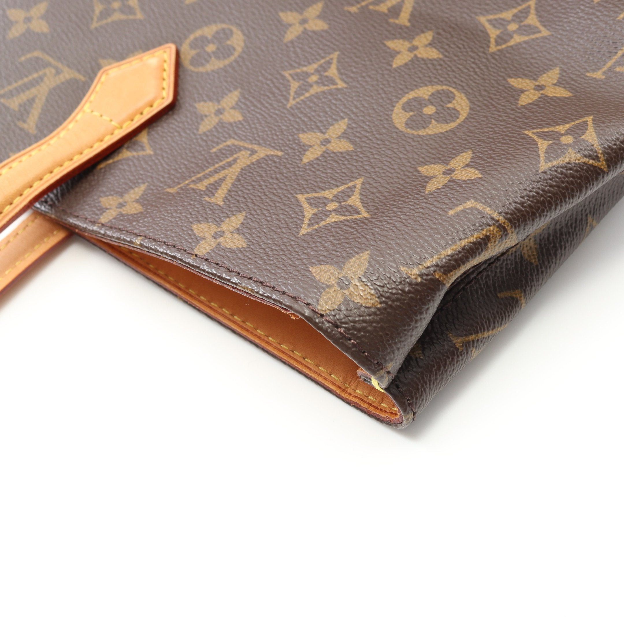 Louis Vuitton Louis Vuitton Wilshire Mm Monogram Shoulder Bag Tote Leather Brown Size ONE SIZE - 11 Thumbnail