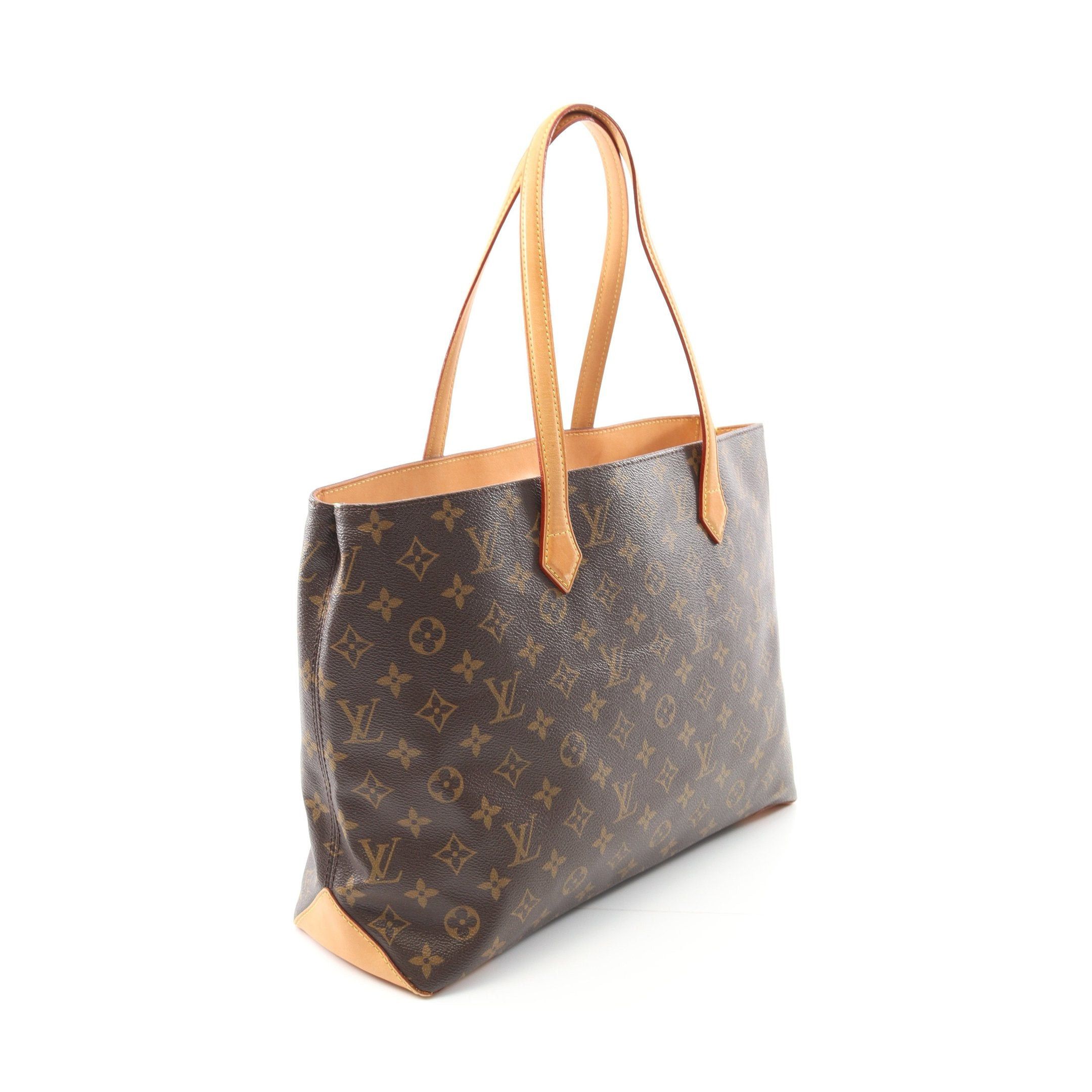 Louis Vuitton Louis Vuitton Wilshire Mm Monogram Shoulder Bag Tote Leather Brown Size ONE SIZE - 2 Thumbnail