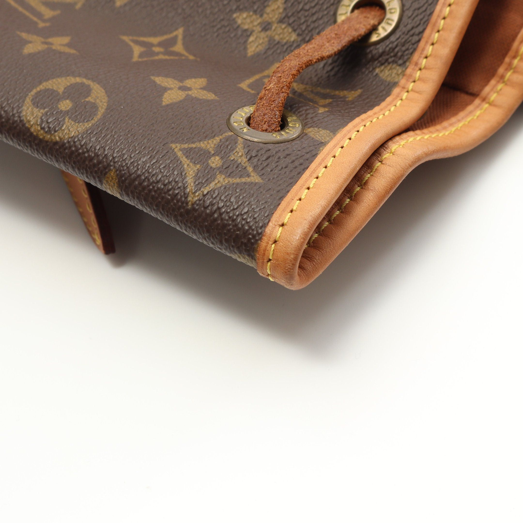 Louis Vuitton Louis Vuitton Montsouris Mm Monogram Backpack Rucksack Leather Brown Size ONE SIZE - 7 Thumbnail