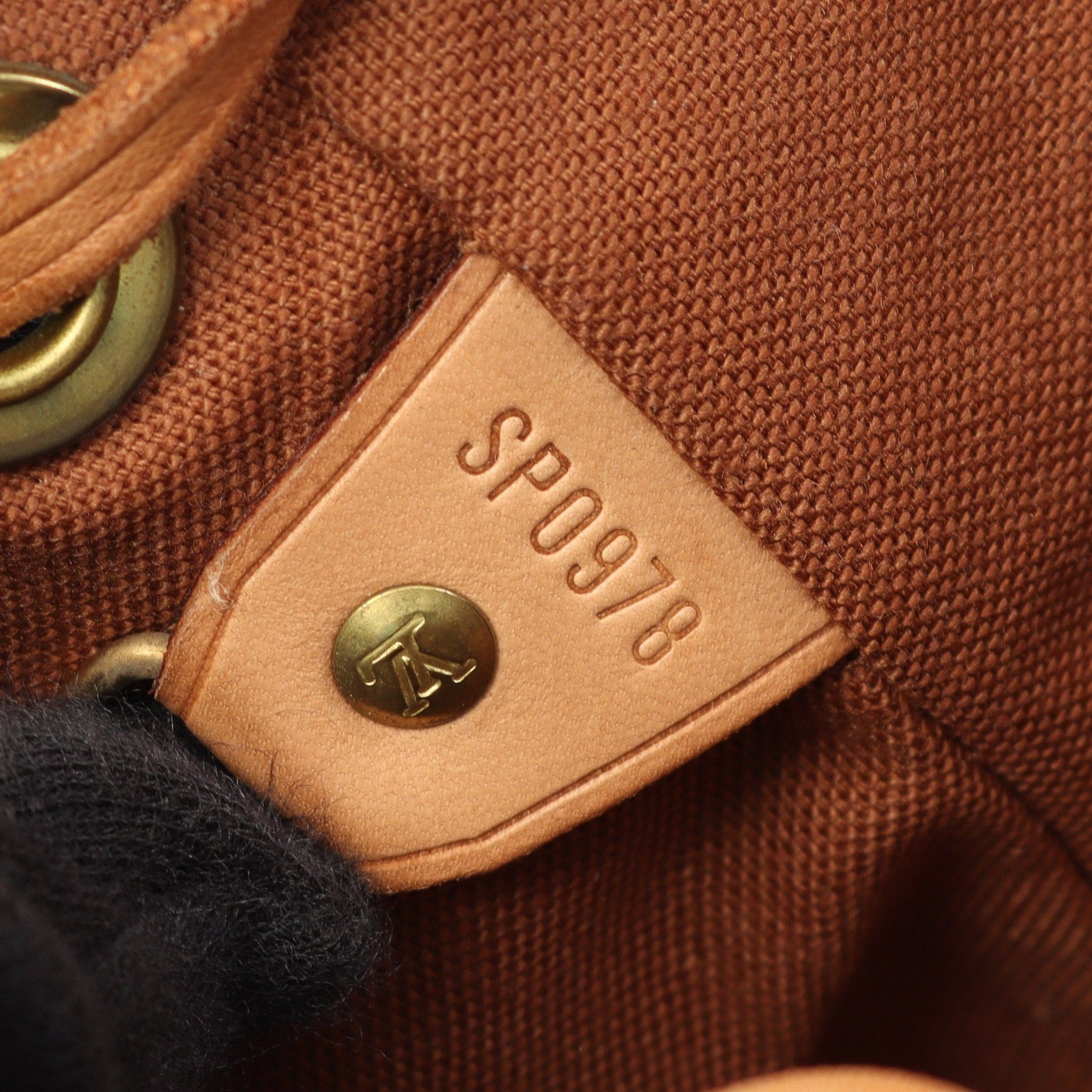 Louis Vuitton Louis Vuitton Montsouris Mm Monogram Backpack Rucksack Leather Brown Size ONE SIZE - 5 Thumbnail