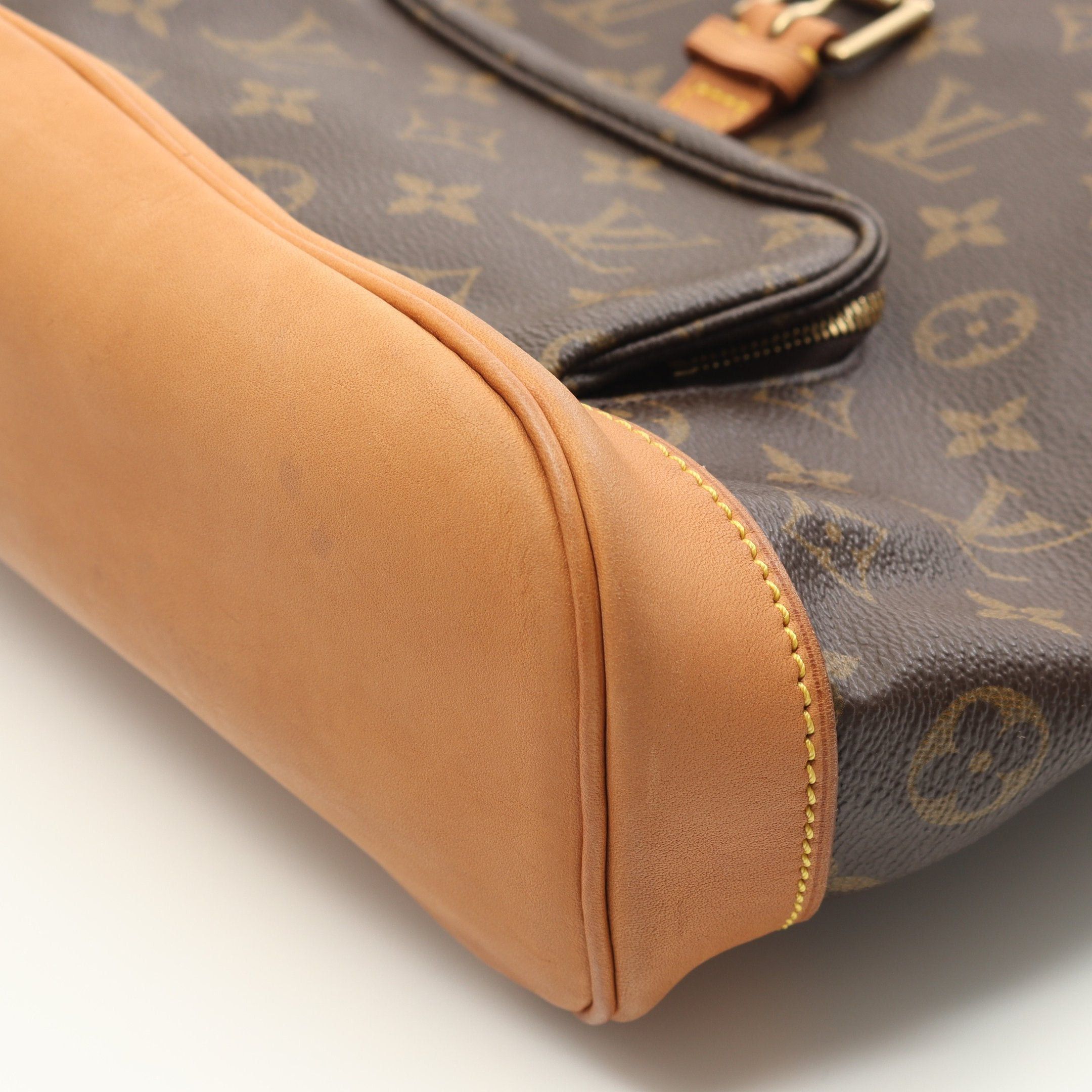 Louis Vuitton Louis Vuitton Montsouris Mm Monogram Backpack Rucksack Leather Brown Size ONE SIZE - 6 Thumbnail