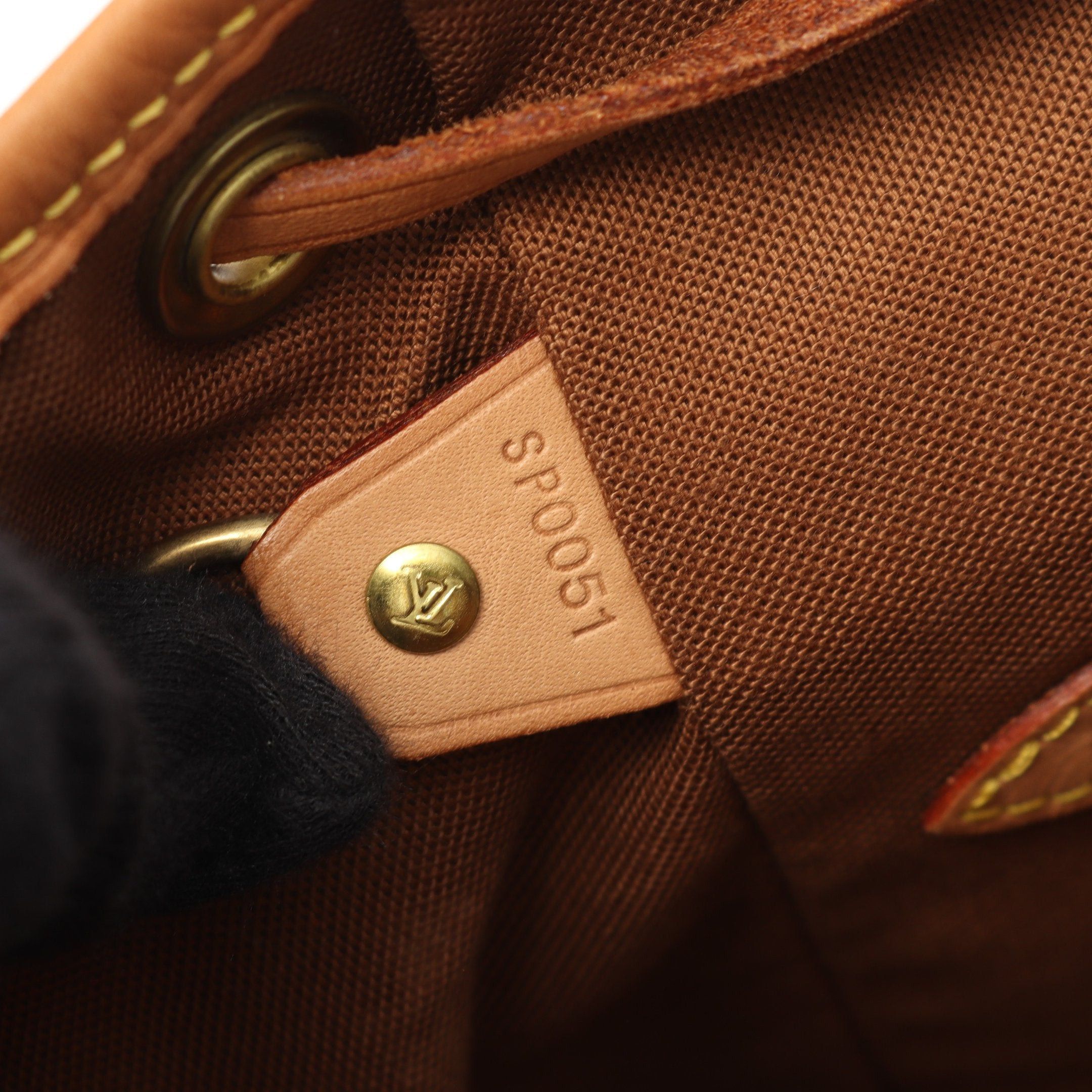 Louis Vuitton Louis Vuitton Montsouris Mm Monogram Backpack Rucksack Leather Brown Size ONE SIZE - 5 Thumbnail