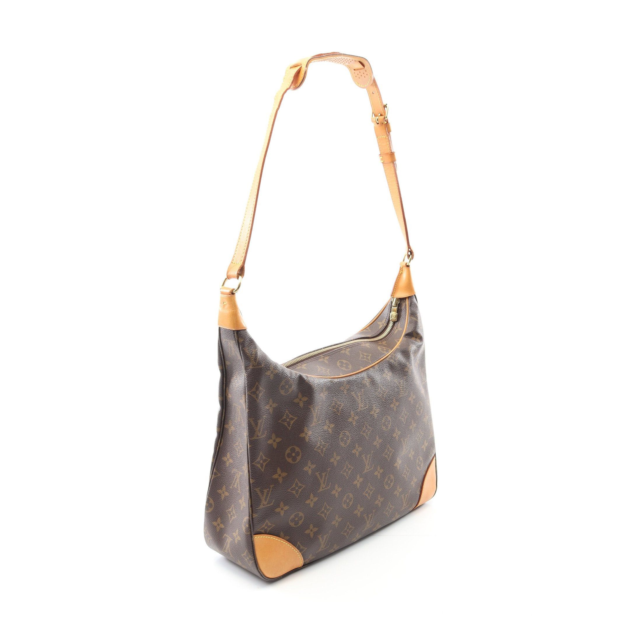 Louis Vuitton Louis Vuitton Boulogne 35 Monogram Shoulder Bag Leather Brown Size ONE SIZE - 2 Thumbnail