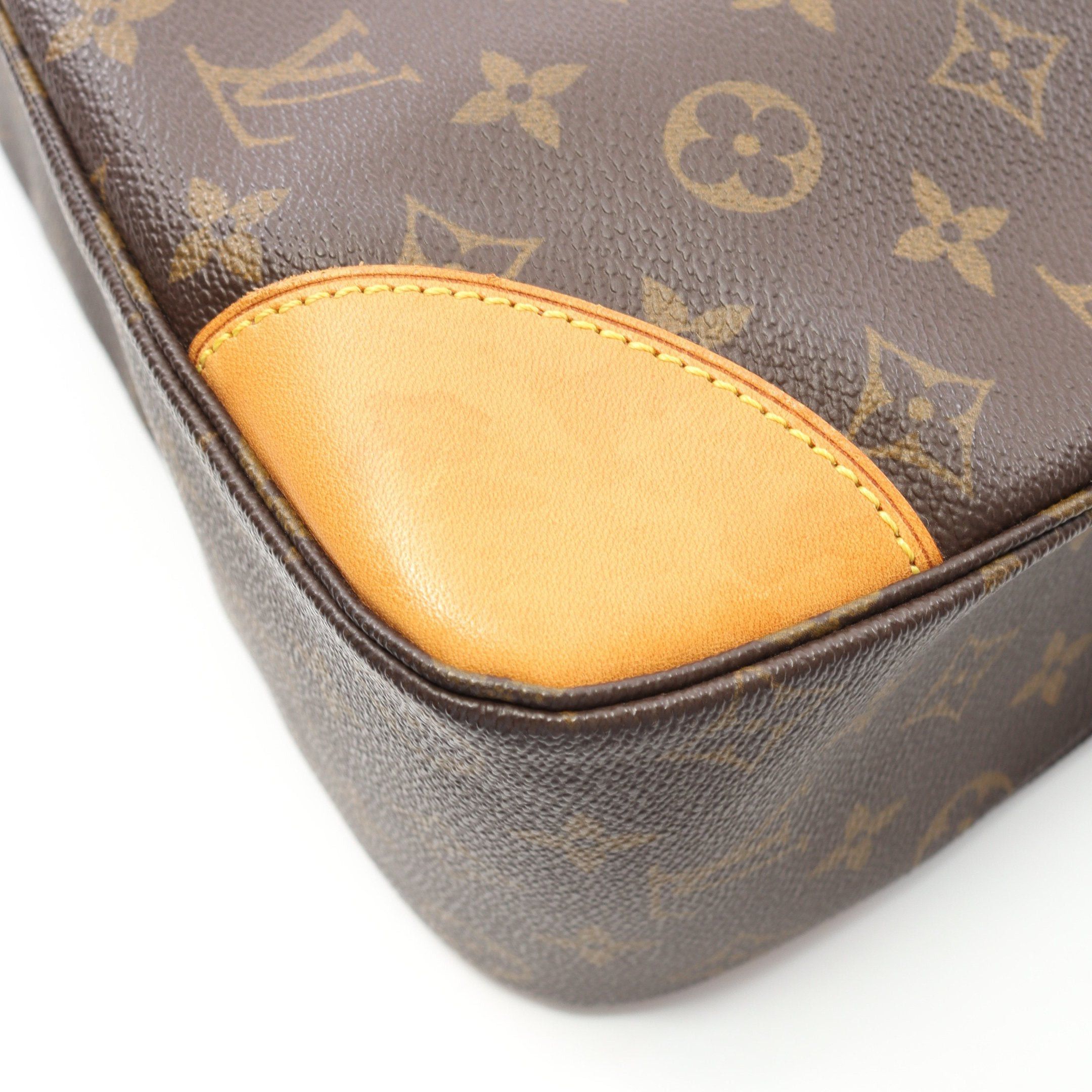 Louis Vuitton Louis Vuitton Boulogne 35 Monogram Shoulder Bag Leather Brown Size ONE SIZE - 9 Thumbnail