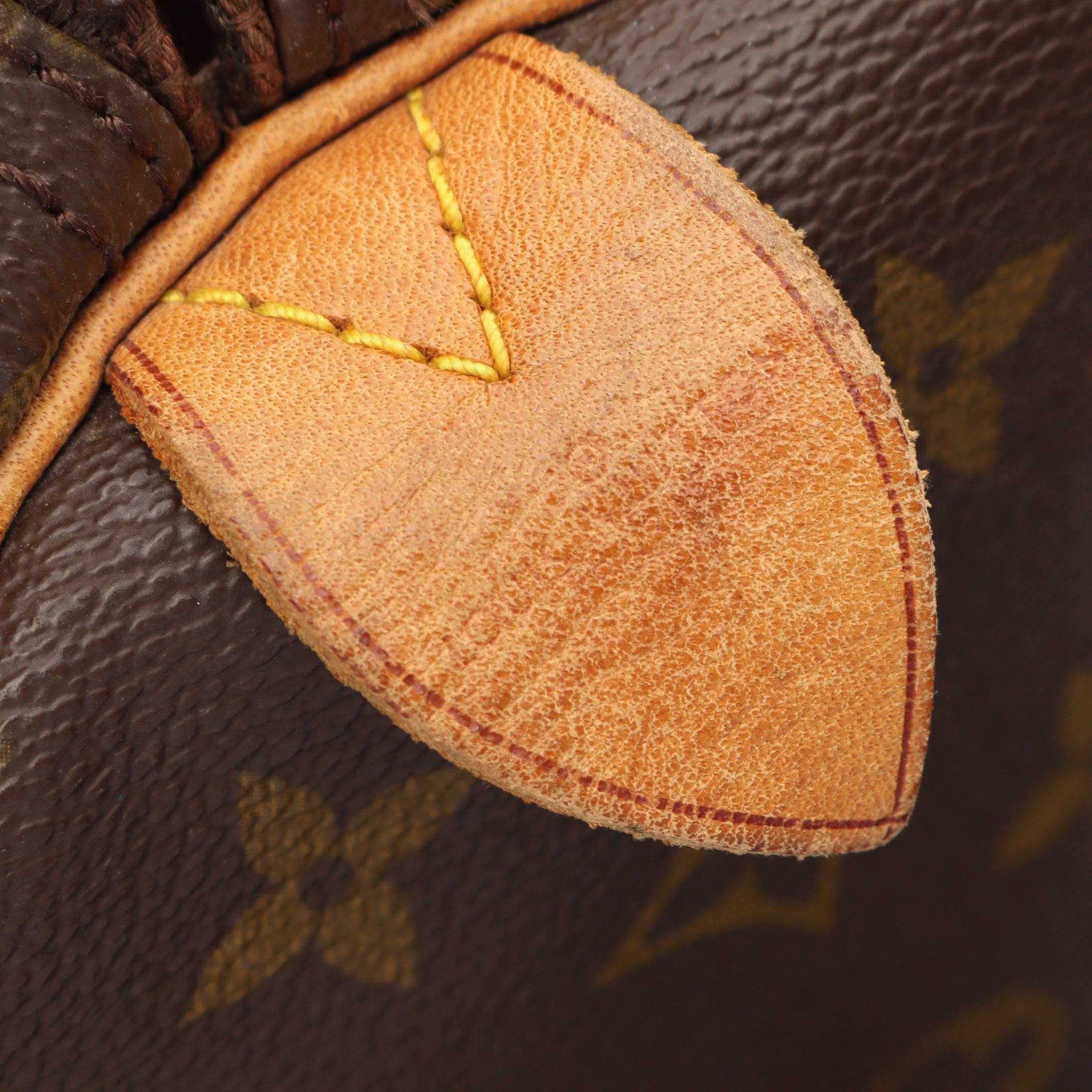 Louis Vuitton Louis Vuitton Keepall 45 Monogram Boston Bag Leather Brown Size ONE SIZE - 4 Thumbnail