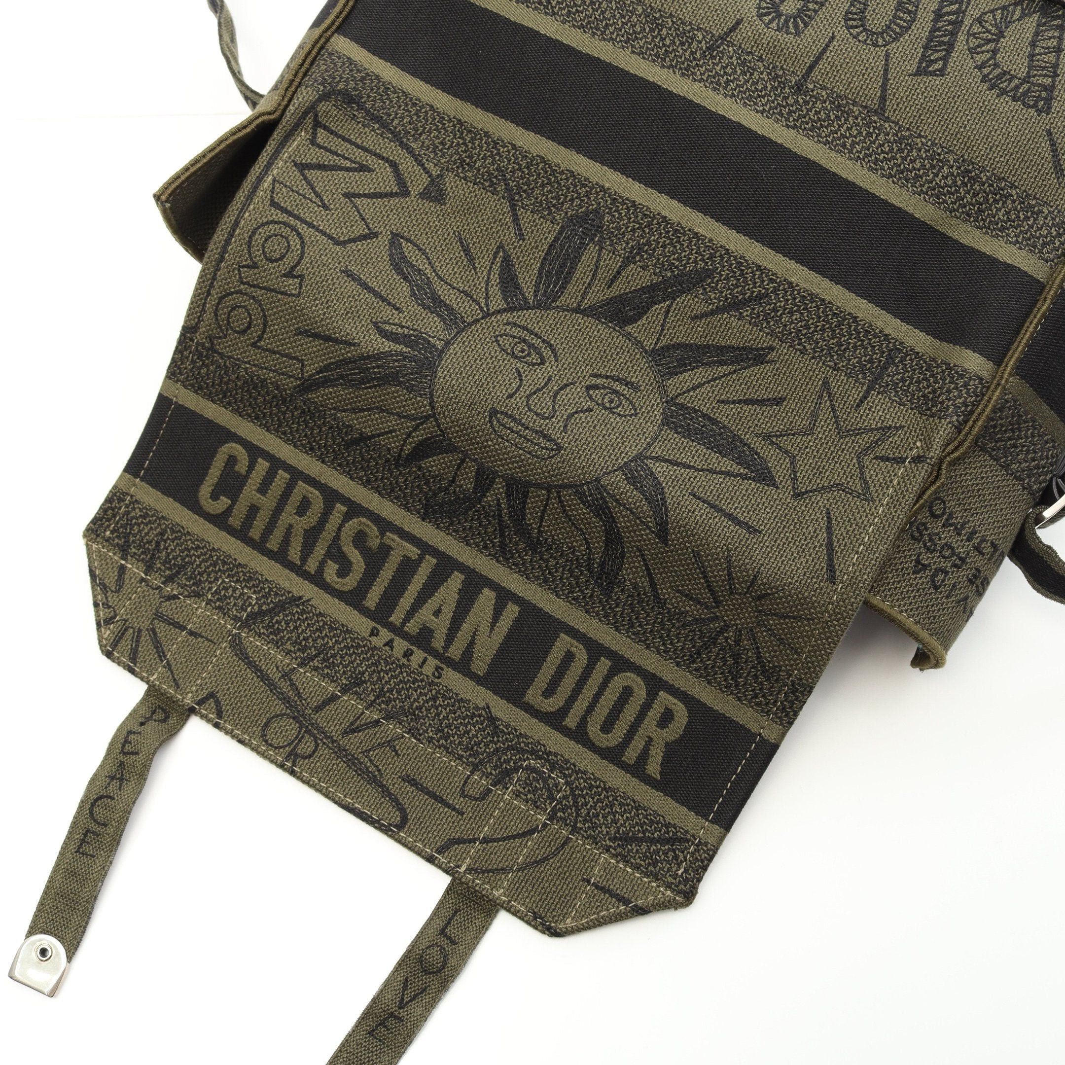 Dior Dior Dior Camp Shoulder Bag Canvas Khaki Green Size ONE SIZE - 6 Thumbnail