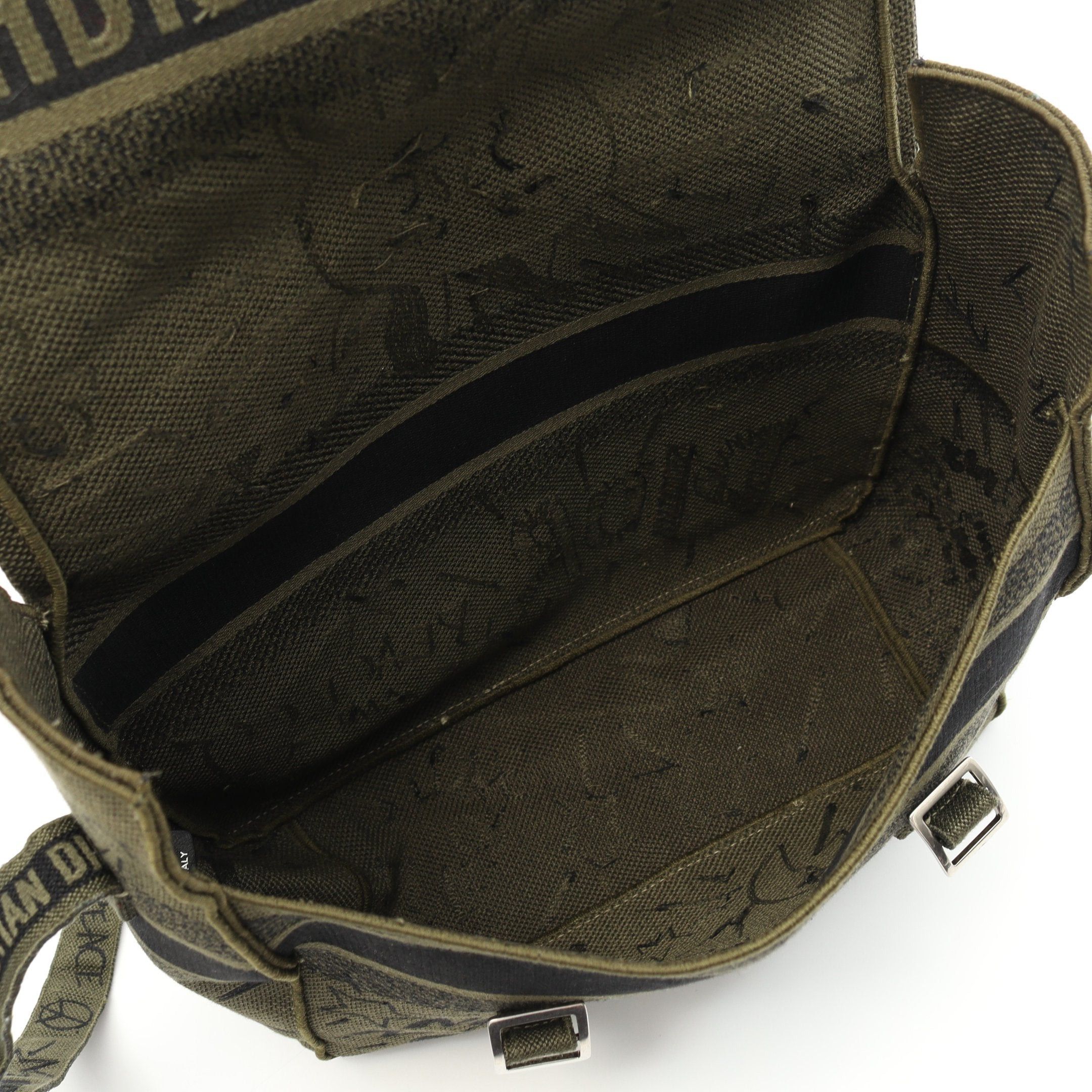 Dior Dior Dior Camp Shoulder Bag Canvas Khaki Green Size ONE SIZE - 3 Thumbnail