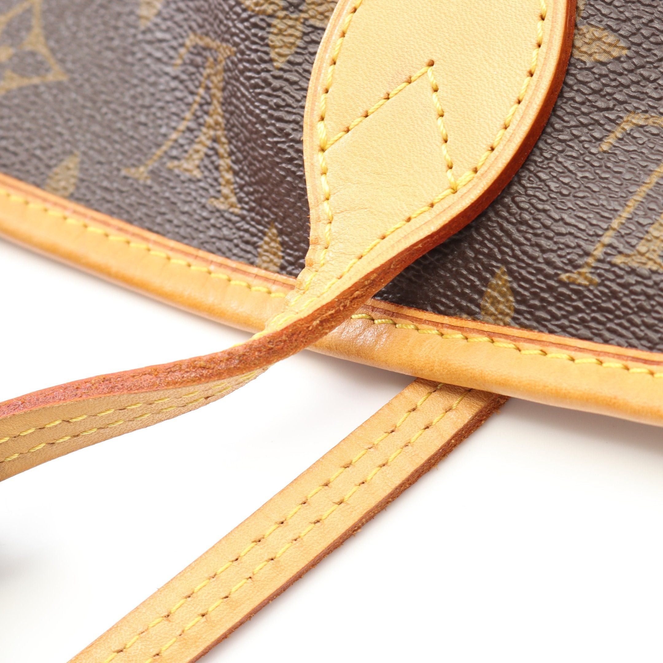 Louis Vuitton Louis Vuitton Neverfull Mm Monogram Shoulder Bag Tote Leather Brown Size ONE SIZE - 11 Thumbnail