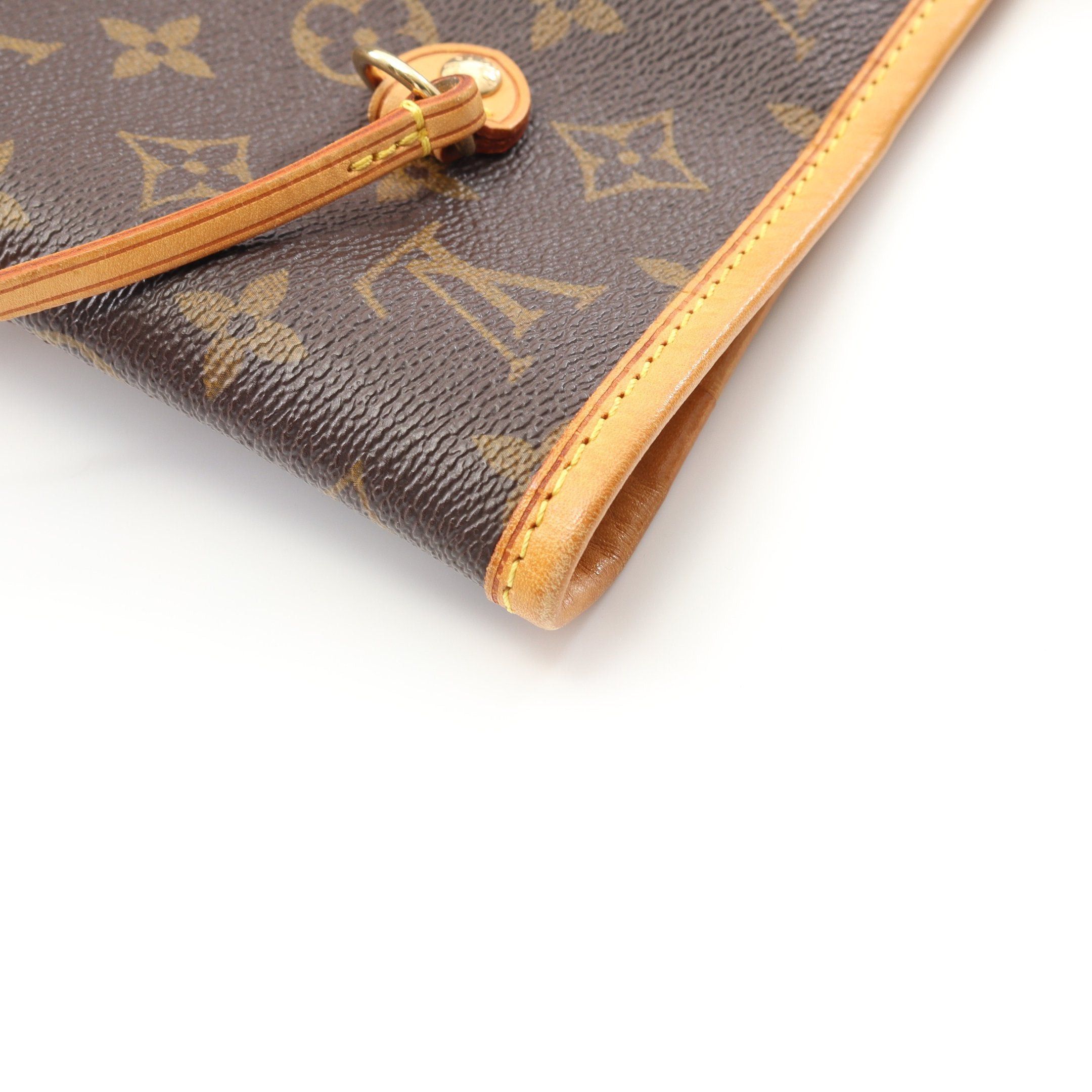 Louis Vuitton Louis Vuitton Neverfull Mm Monogram Shoulder Bag Tote Leather Brown Size ONE SIZE - 8 Thumbnail
