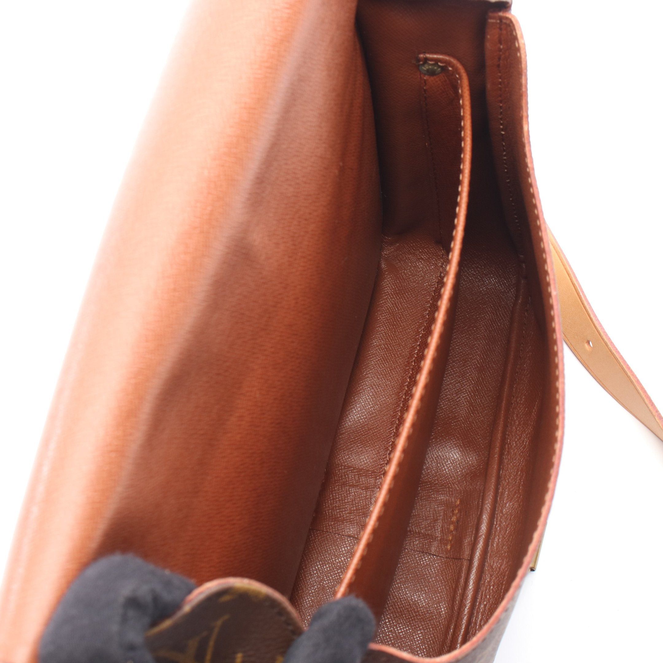 Louis Vuitton Louis Vuitton Cartesier Gm Monogram Shoulder Bag Leather Brown Size ONE SIZE - 3 Thumbnail