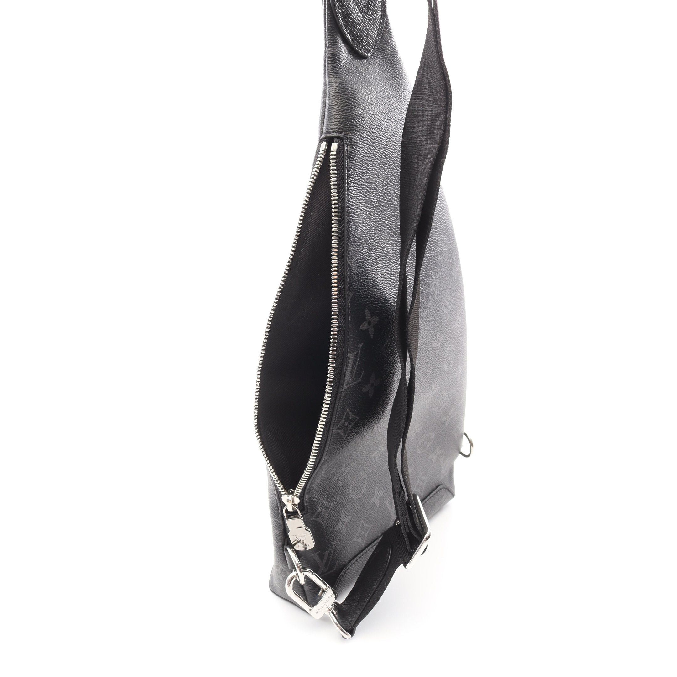 Louis Vuitton Louis Vuitton Duo Sling Bag Taigarama Body Leather Black Size ONE SIZE - 5 Thumbnail