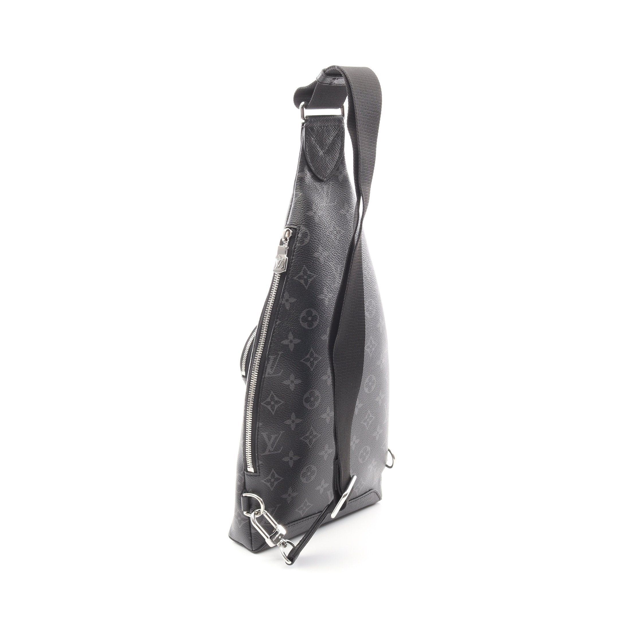 Louis Vuitton Louis Vuitton Duo Sling Bag Taigarama Body Leather Black Size ONE SIZE - 2 Thumbnail