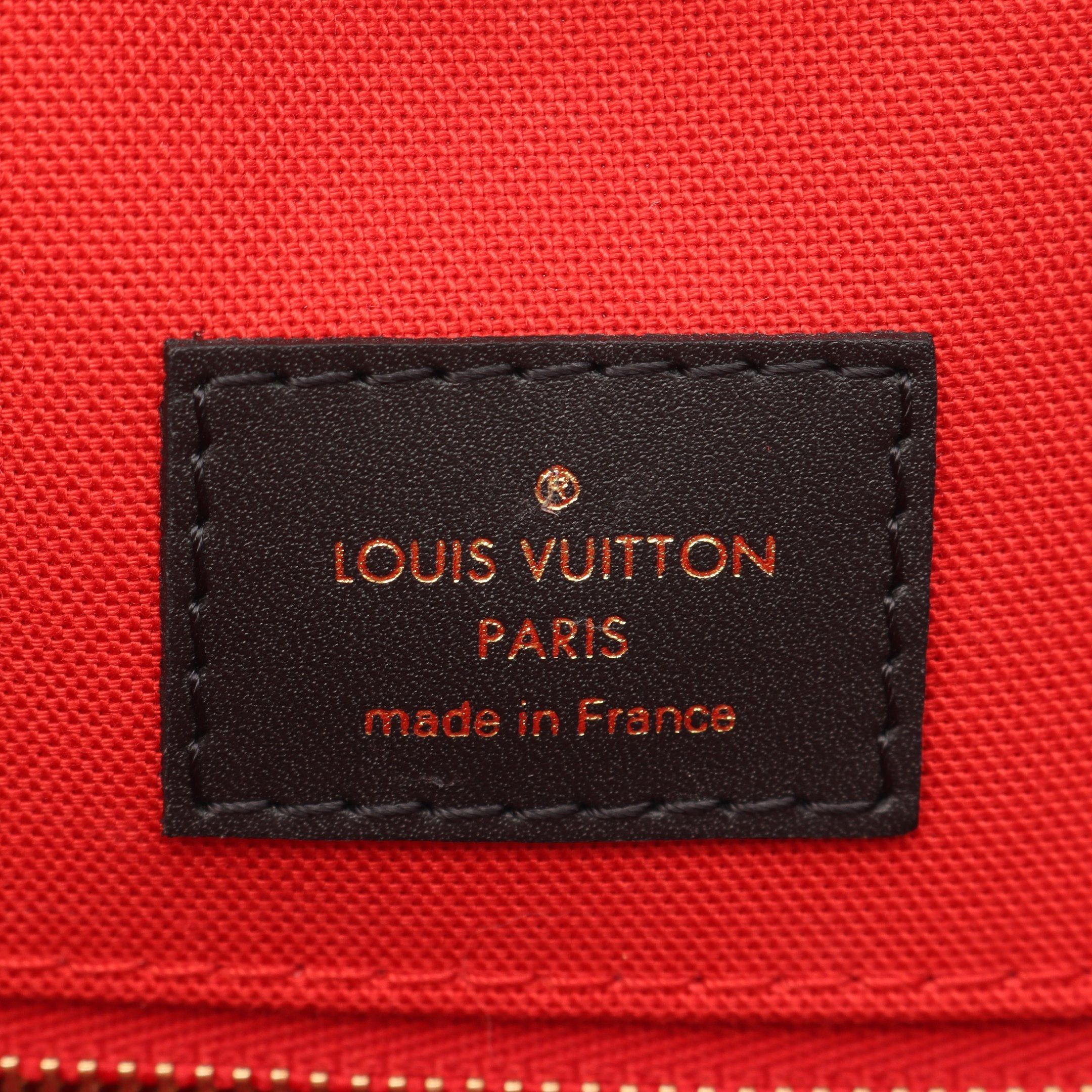 Louis Vuitton Louis Vuitton On-The-Go Mm Monogram Giant Reverse Shoulder Bag Tote Leather Brown Beige Size ONE SIZE - 4 Thumbnail