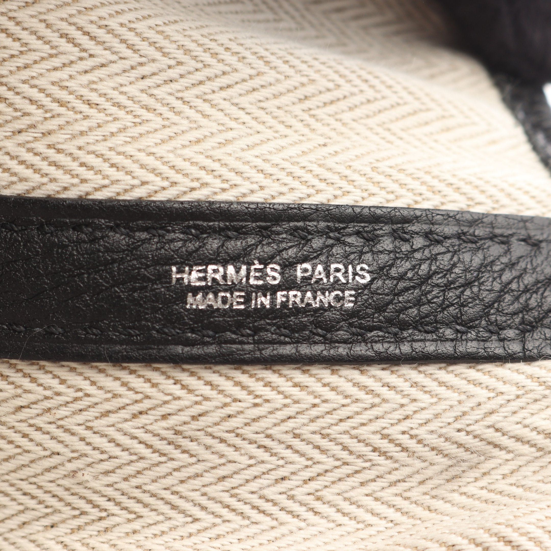 Hermes Hermes Garden Party Pm Handbag Tote Bag Negonda Leather Black Silver Hardware Y Stamp Size ONE SIZE - 4 Thumbnail