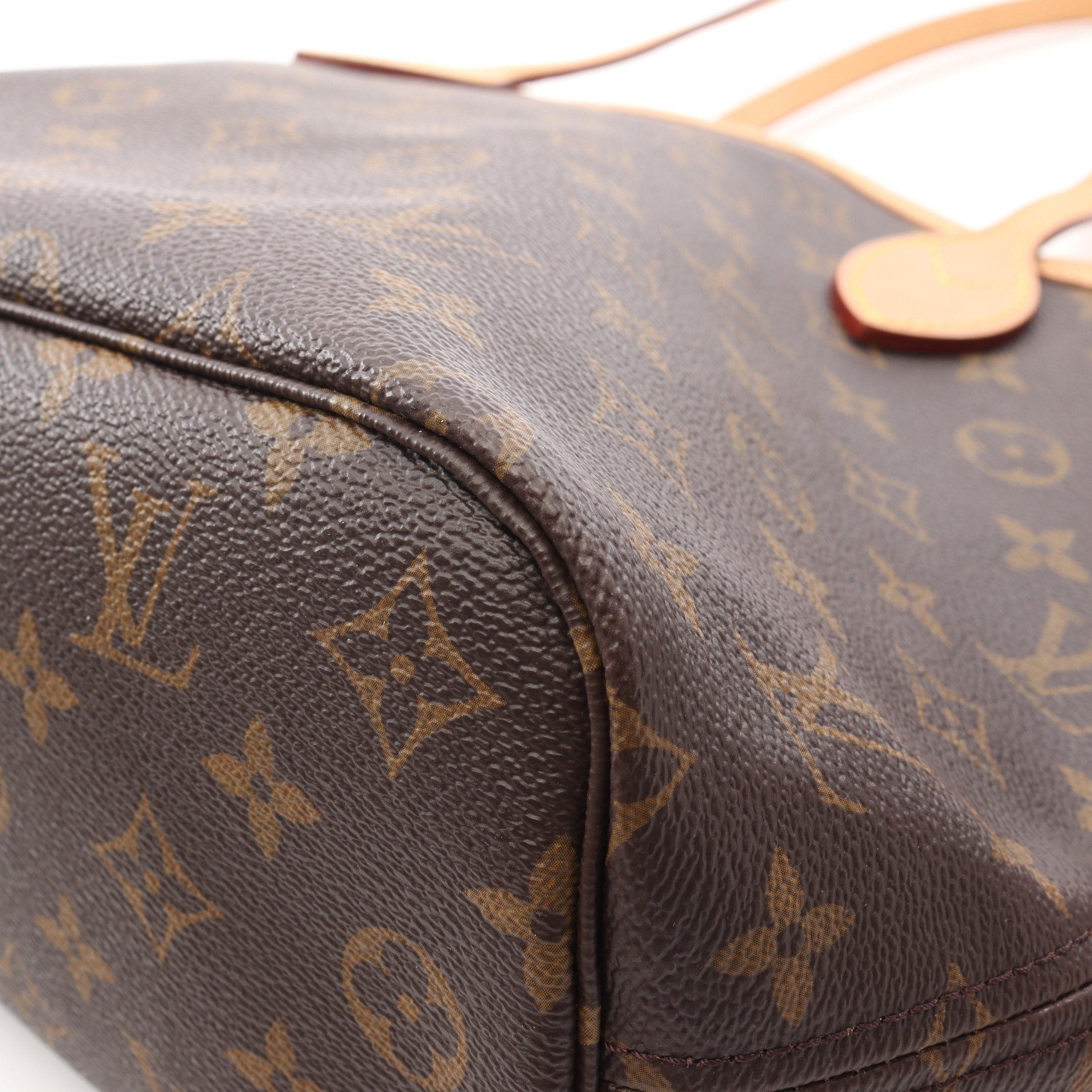 Louis Vuitton Louis Vuitton Neverfull Pm Monogram Handbag Tote Bag Leather Brown Size ONE SIZE - 9 Thumbnail