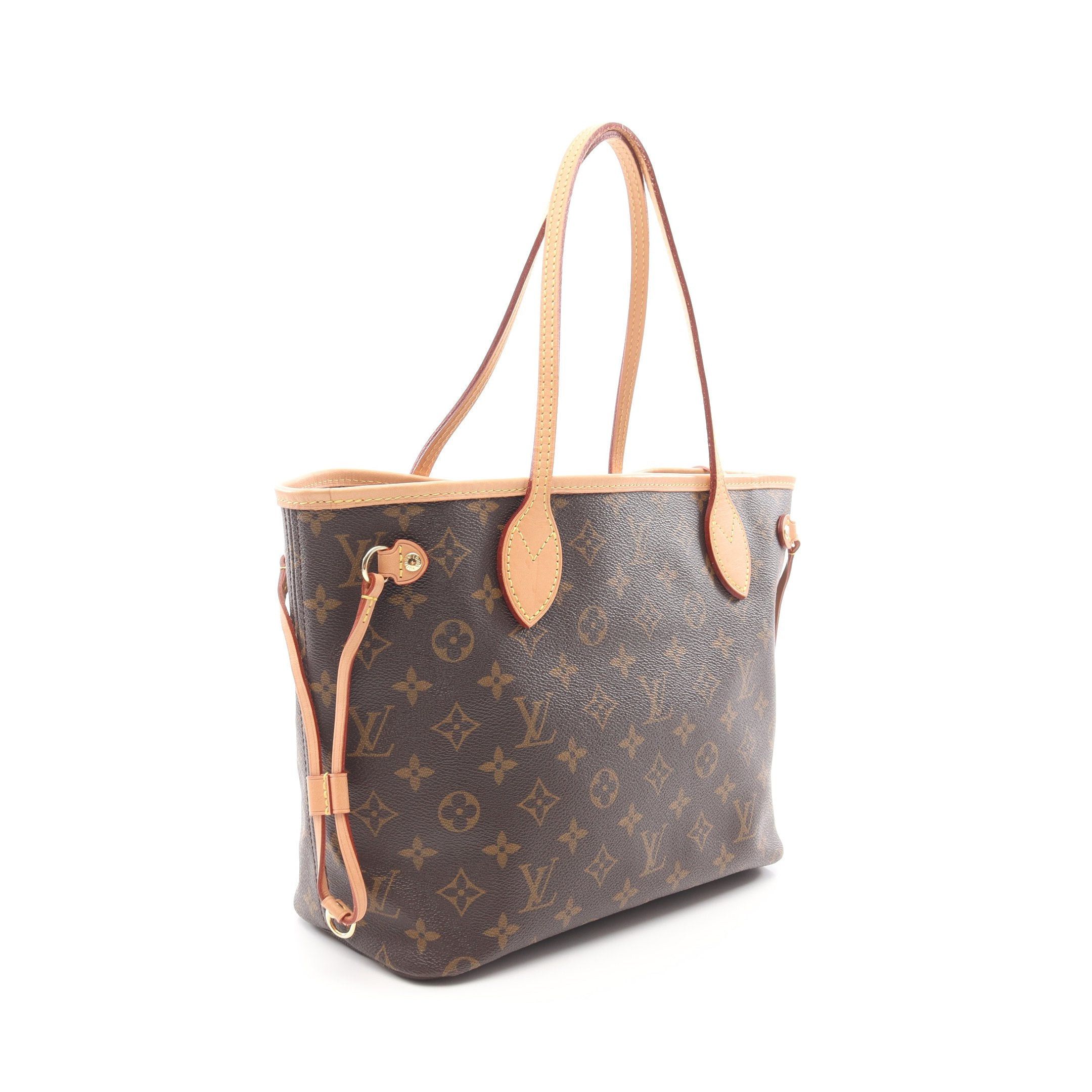 Louis Vuitton Louis Vuitton Neverfull Pm Monogram Handbag Tote Bag Leather Brown Size ONE SIZE - 2 Thumbnail