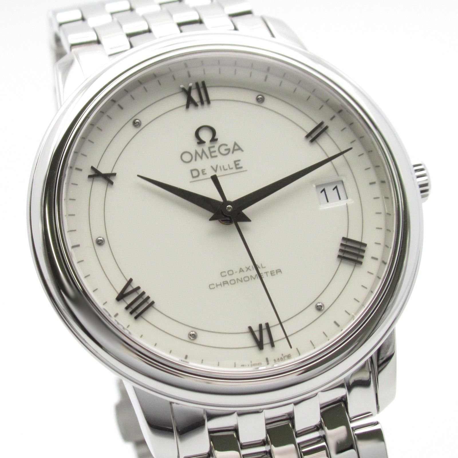 Omega Omega De Ville Prestige Mens Watch Automatic Winding Stainless Steel White Size ONE SIZE - 3 Thumbnail
