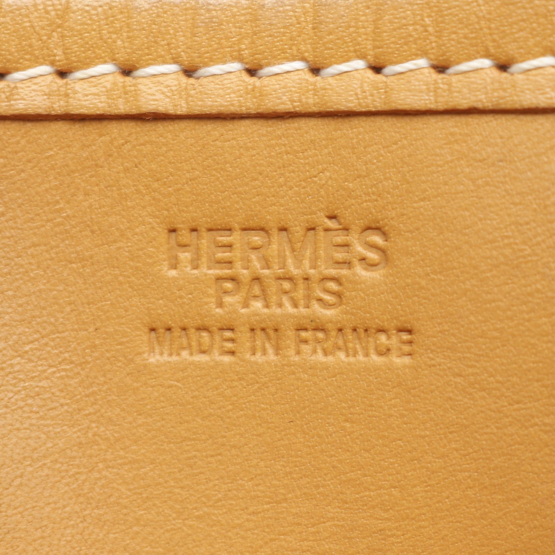 Hermes Hermes Evelyn 2 De Pm Natural Shoulder Bag Vache Light Brown Silver Hardware Stamp Size ONE SIZE - 4 Thumbnail