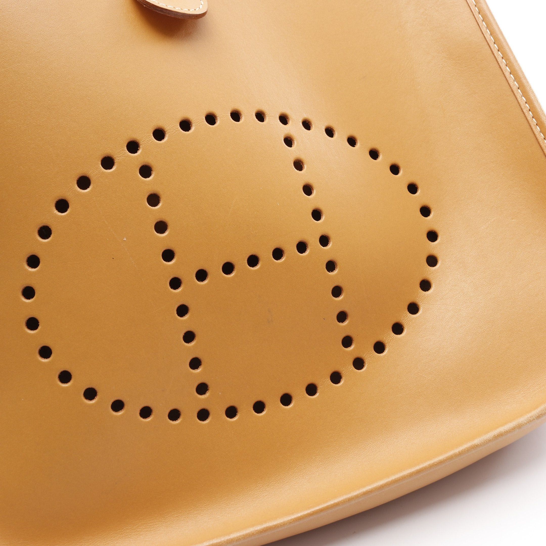 Hermes Hermes Evelyn 2 De Pm Natural Shoulder Bag Vache Light Brown Silver Hardware Stamp Size ONE SIZE - 10 Thumbnail
