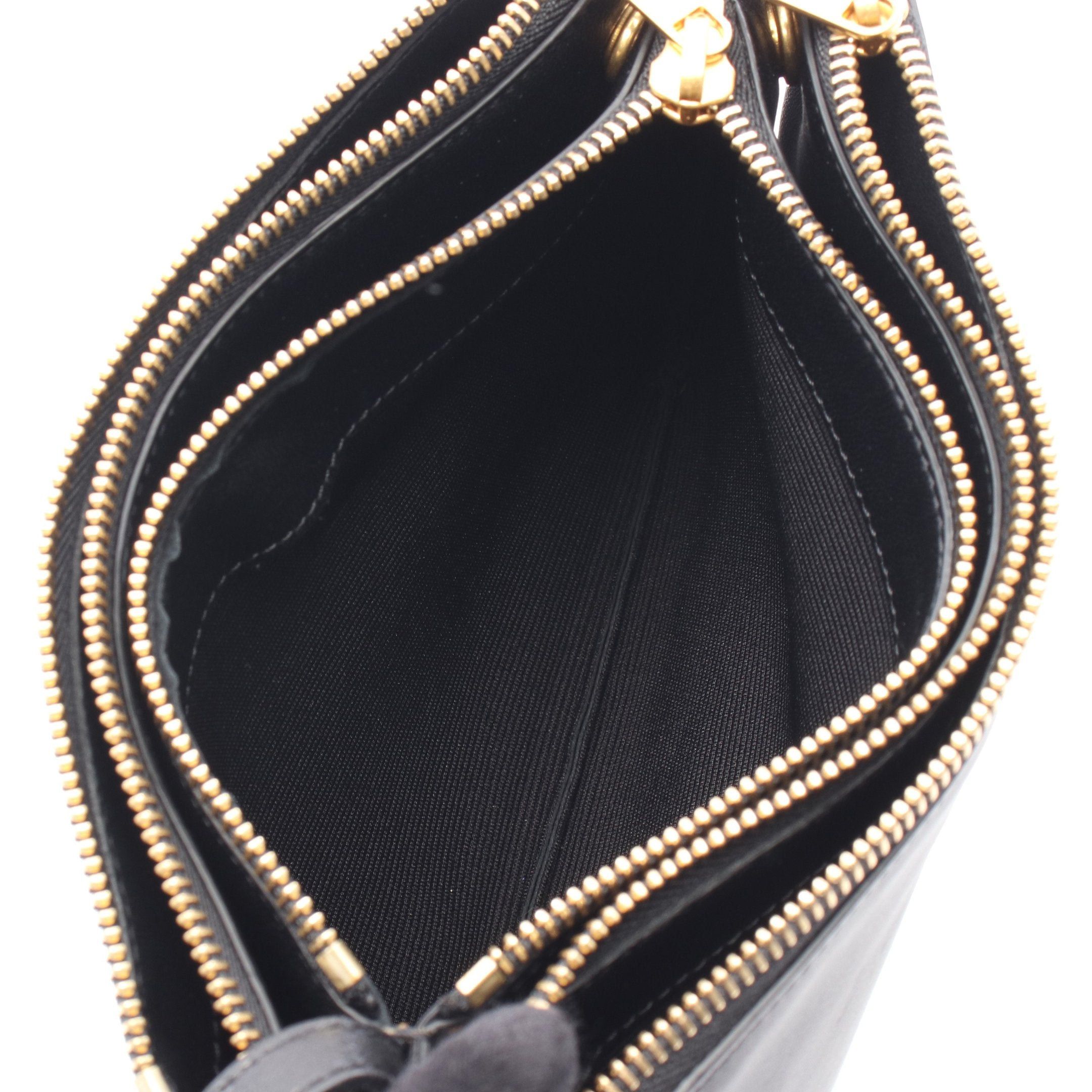 Celine Celine Trio Small Shoulder Bag Leather Black Size ONE SIZE - 3 Thumbnail