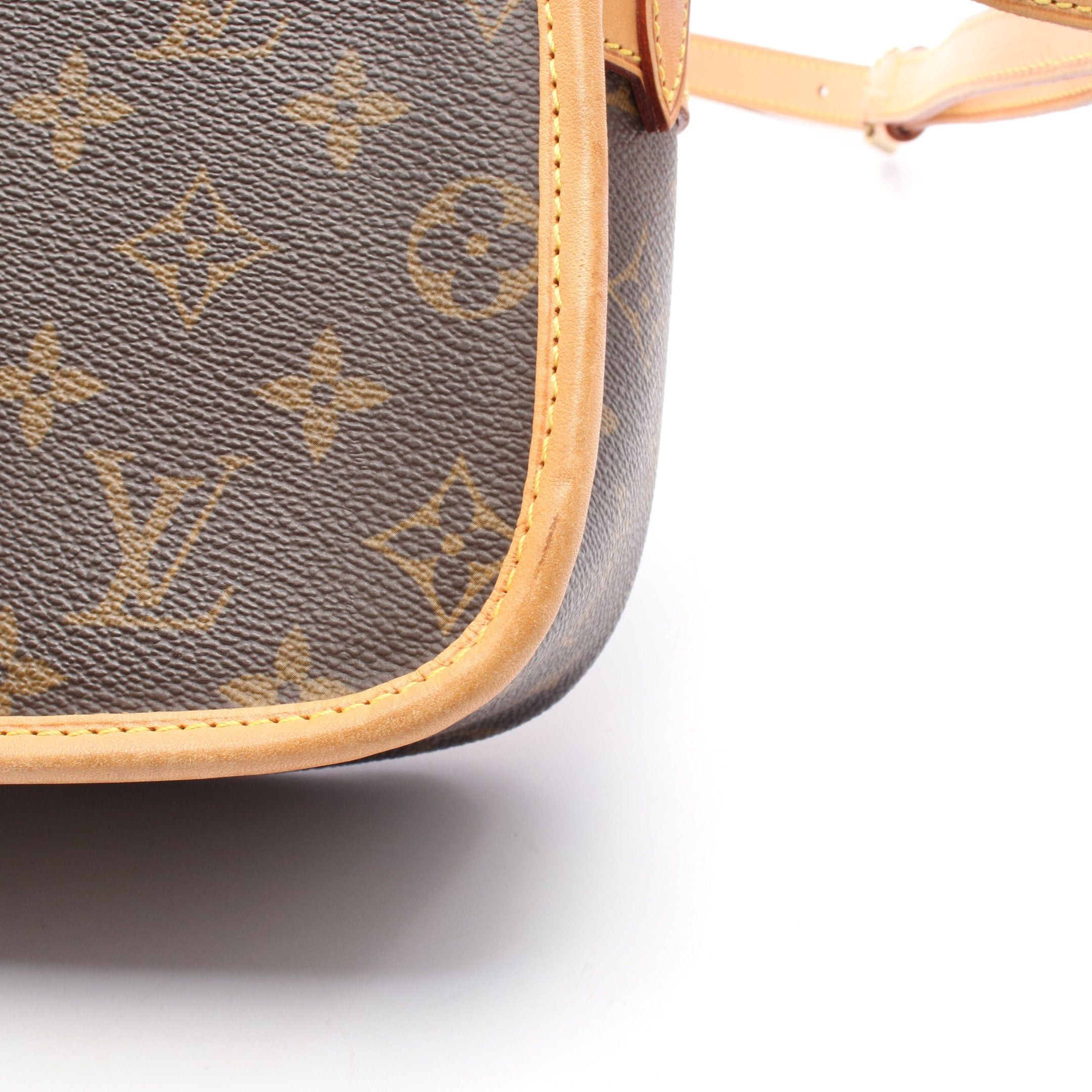 Louis Vuitton Louis Vuitton Sologne Monogram Shoulder Bag Leather Brown Size ONE SIZE - 7 Thumbnail