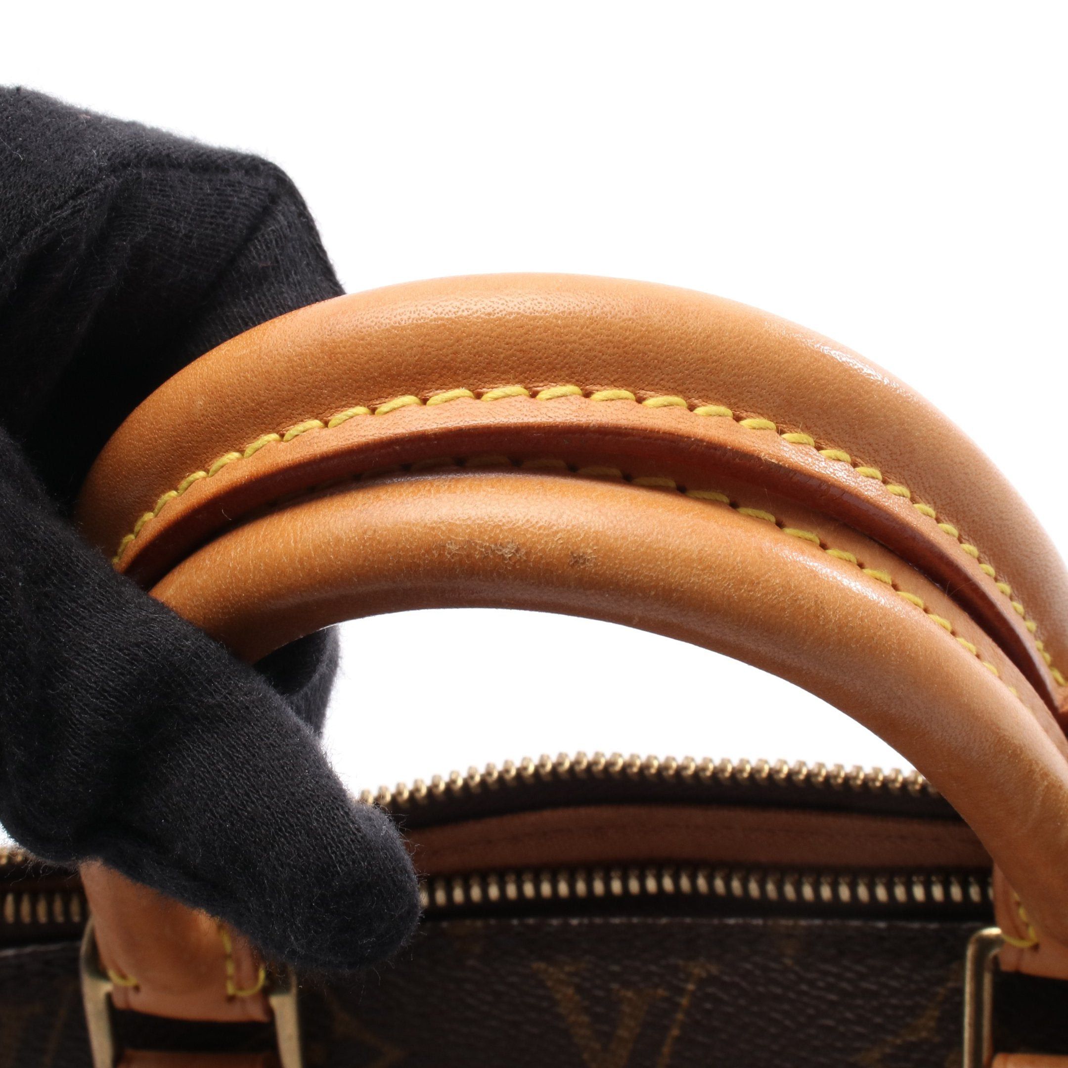 Louis Vuitton Louis Vuitton Alma Pm Monogram Handbag Leather Brown Size ONE SIZE - 8 Thumbnail