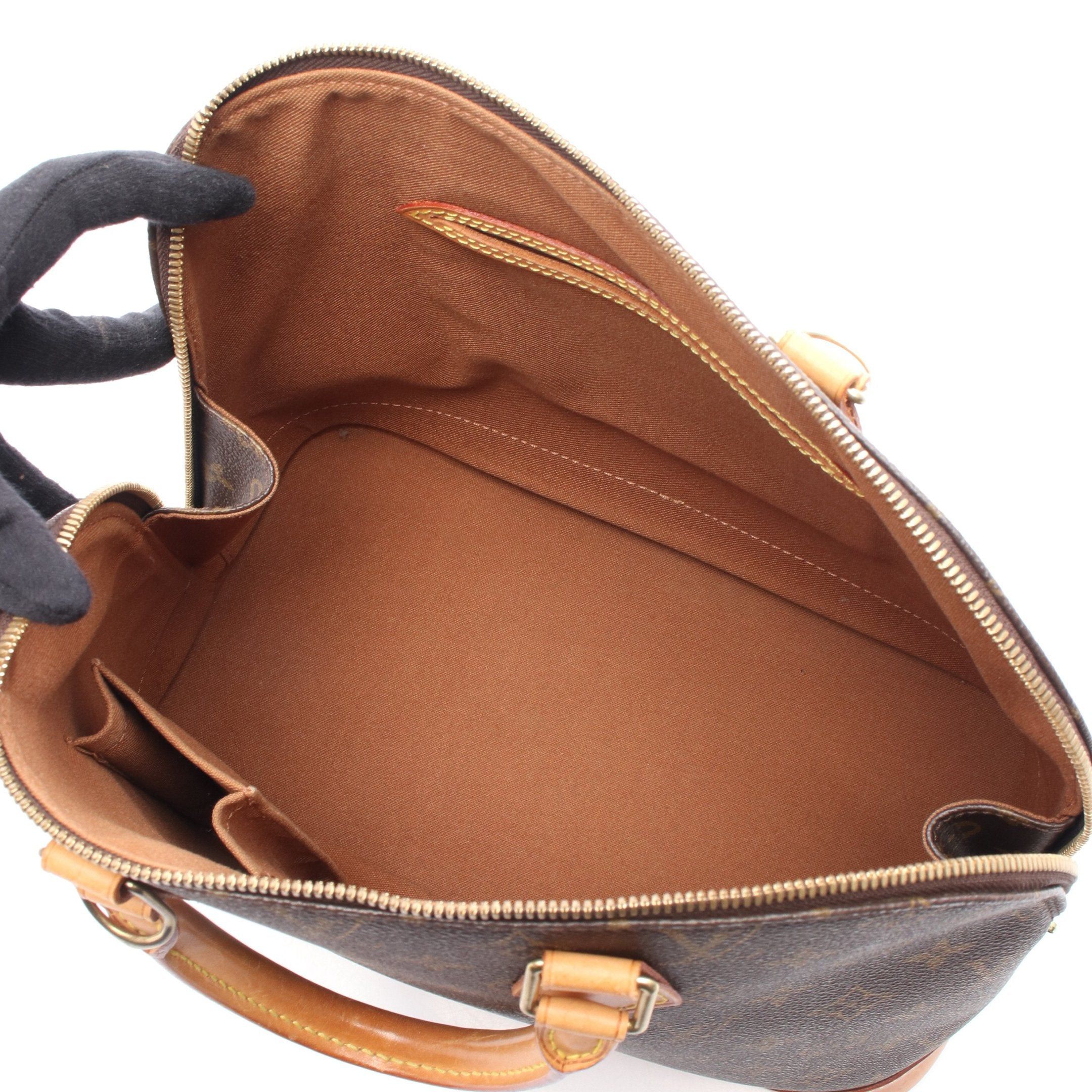 Louis Vuitton Louis Vuitton Alma Pm Monogram Handbag Leather Brown Size ONE SIZE - 3 Thumbnail