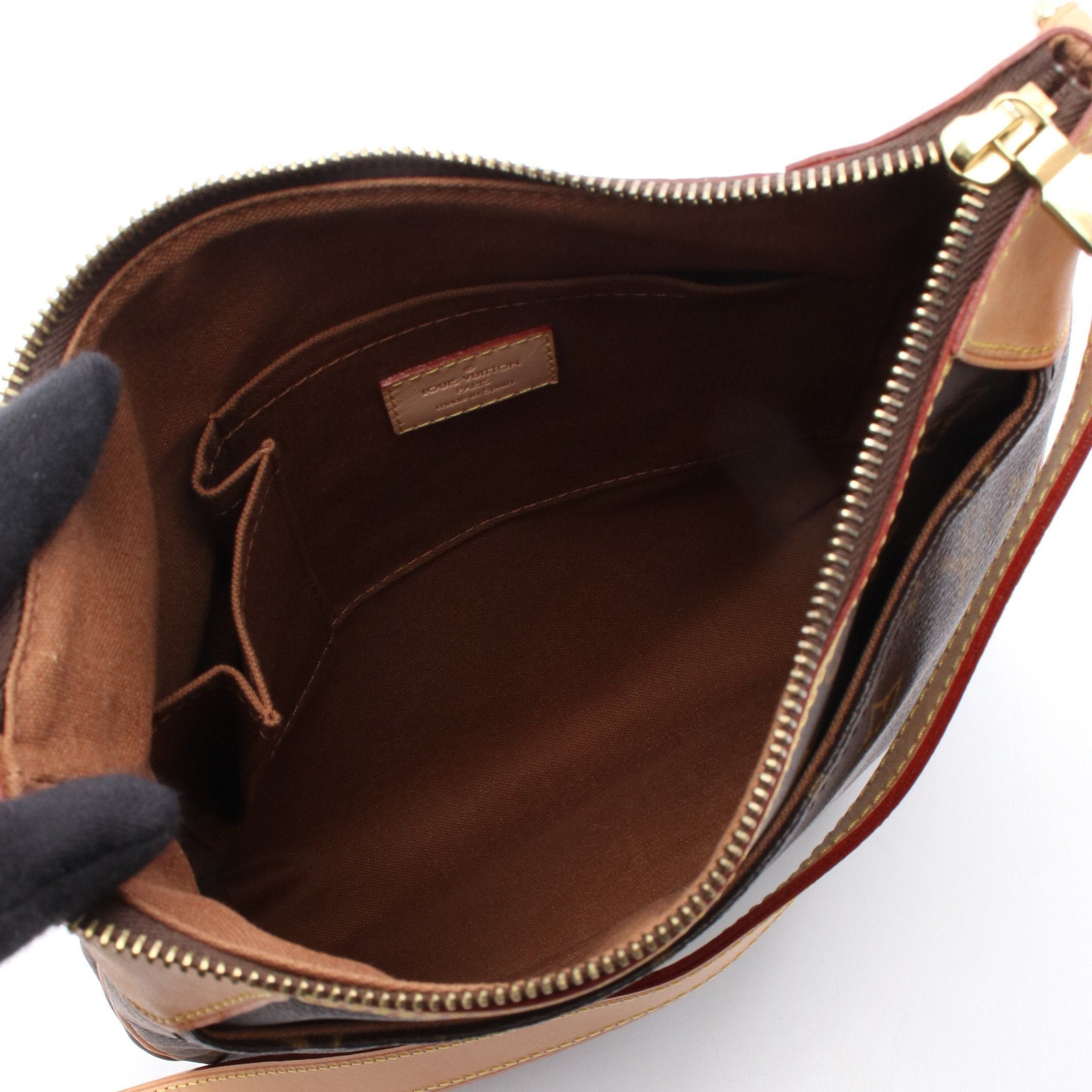 Louis Vuitton Louis Vuitton Odeon Pm Monogram Shoulder Bag Leather Brown Size ONE SIZE - 3 Thumbnail
