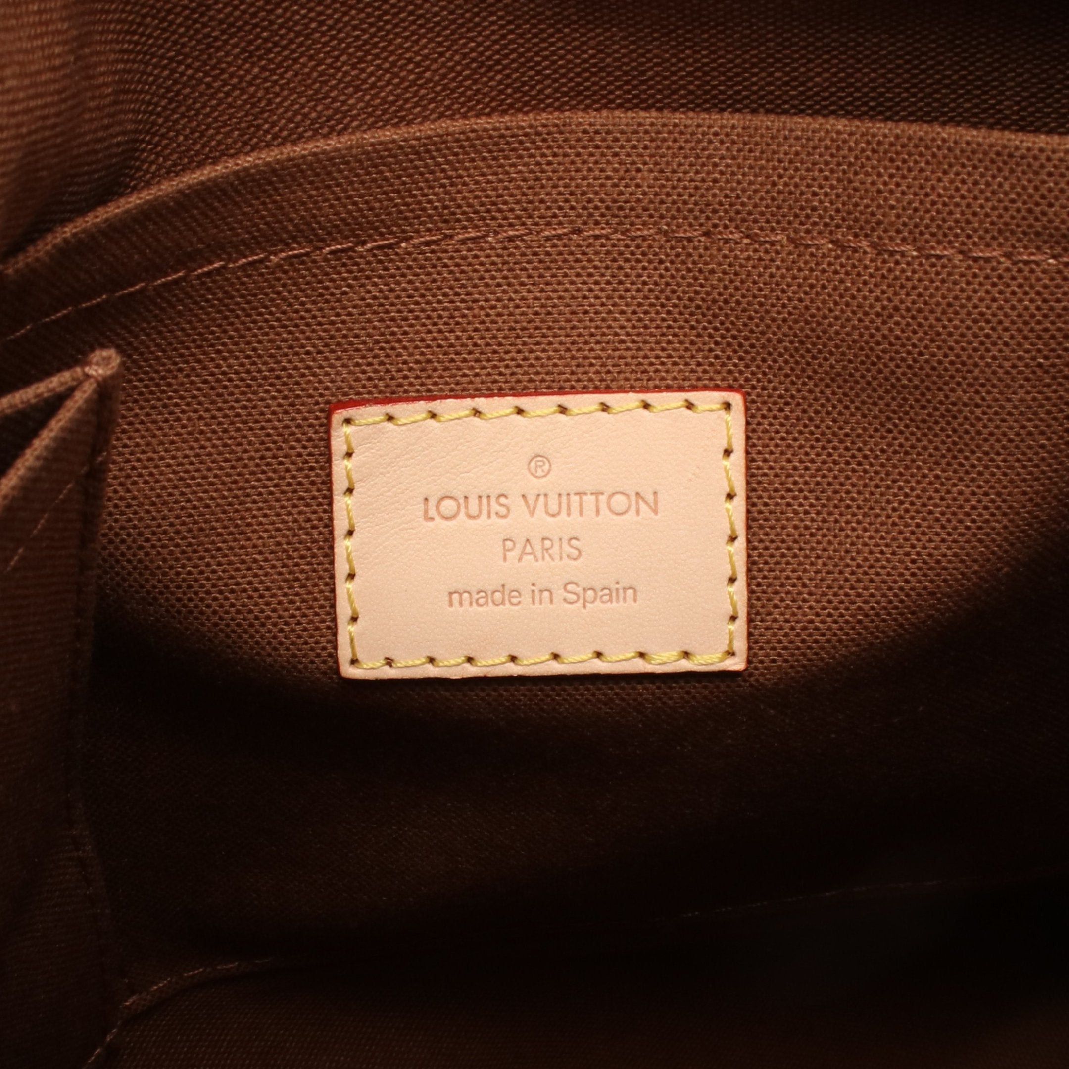 Louis Vuitton Louis Vuitton Odeon Pm Monogram Shoulder Bag Leather Brown Size ONE SIZE - 4 Thumbnail