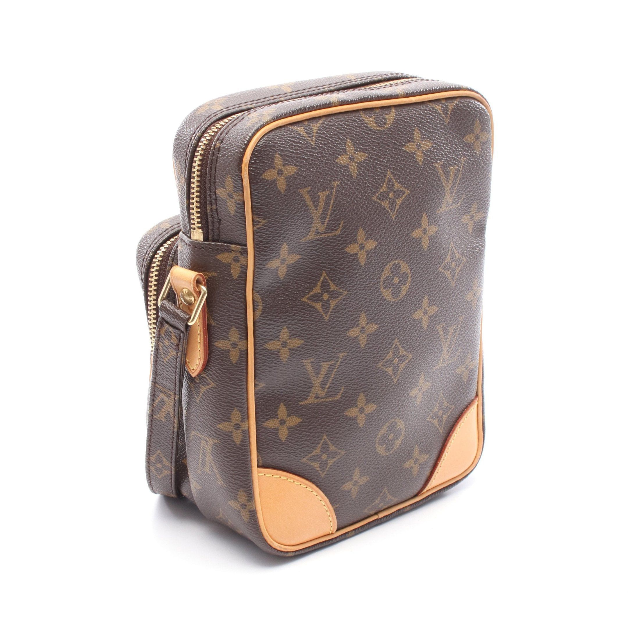 Louis Vuitton Louis Vuitton Amazon Monogram Shoulder Bag Leather Brown Size ONE SIZE - 2 Thumbnail