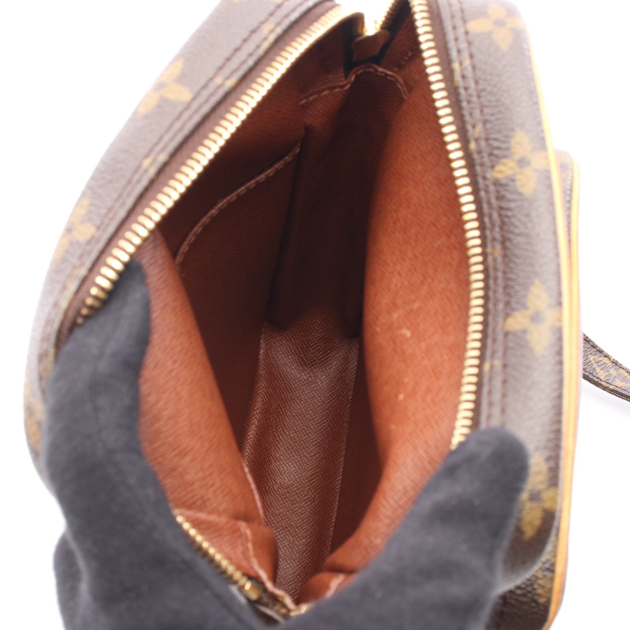 Louis Vuitton Louis Vuitton Amazon Monogram Shoulder Bag Leather Brown Size ONE SIZE - 3 Thumbnail