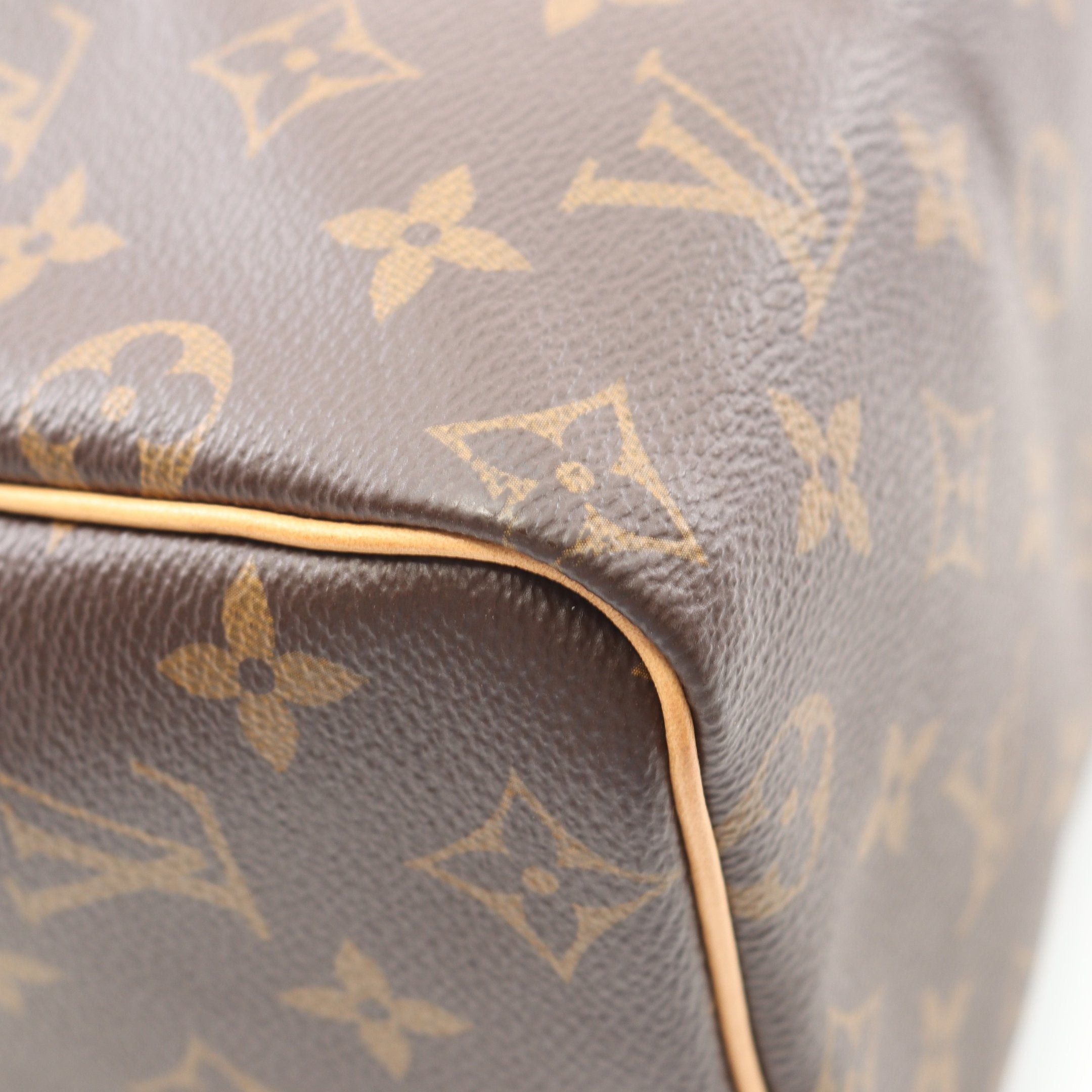 Louis Vuitton Louis Vuitton Speedy 25 Monogram Handbag Leather Brown Size ONE SIZE - 6 Thumbnail
