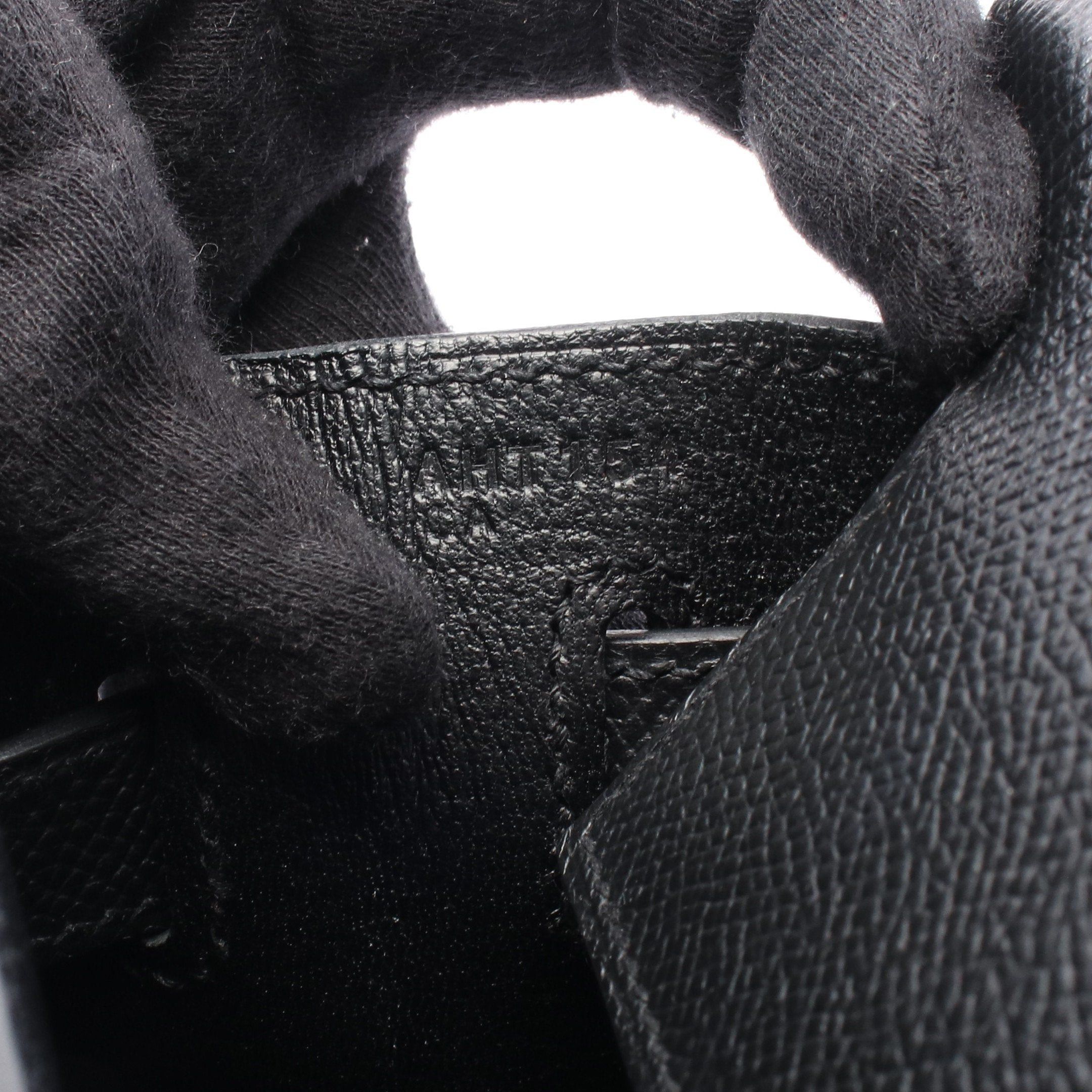 Hermes Hermes Kelly32 Handbag Veau Epsom Black Gold Hardware Outside Sewing A Stamp Size ONE SIZE - 5 Thumbnail