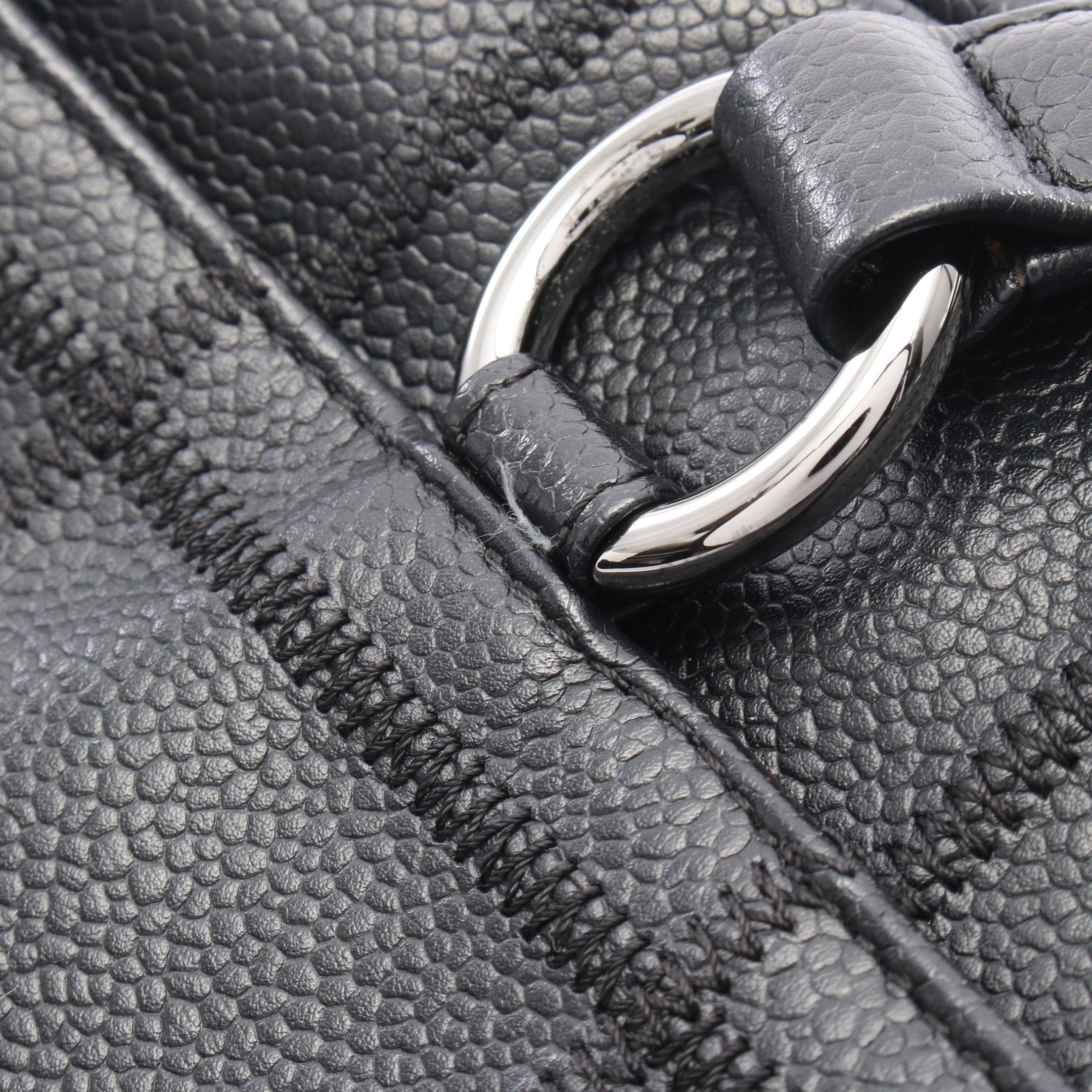 Chanel Chanel Chocolate Bar Mini Boston Bag Caviar Skin Black Silver Hardware Size ONE SIZE - 7 Thumbnail