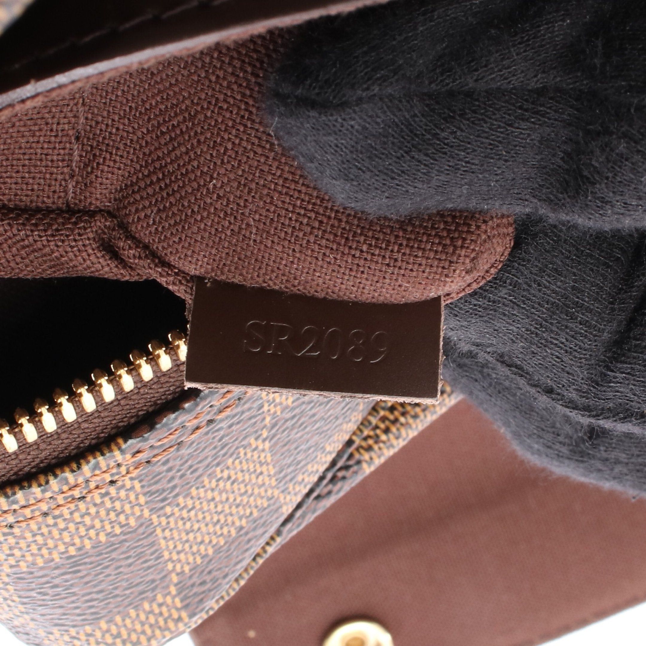 Louis Vuitton Louis Vuitton Naviglio Damier Ebene Shoulder Bag Leather Brown Size ONE SIZE - 5 Thumbnail