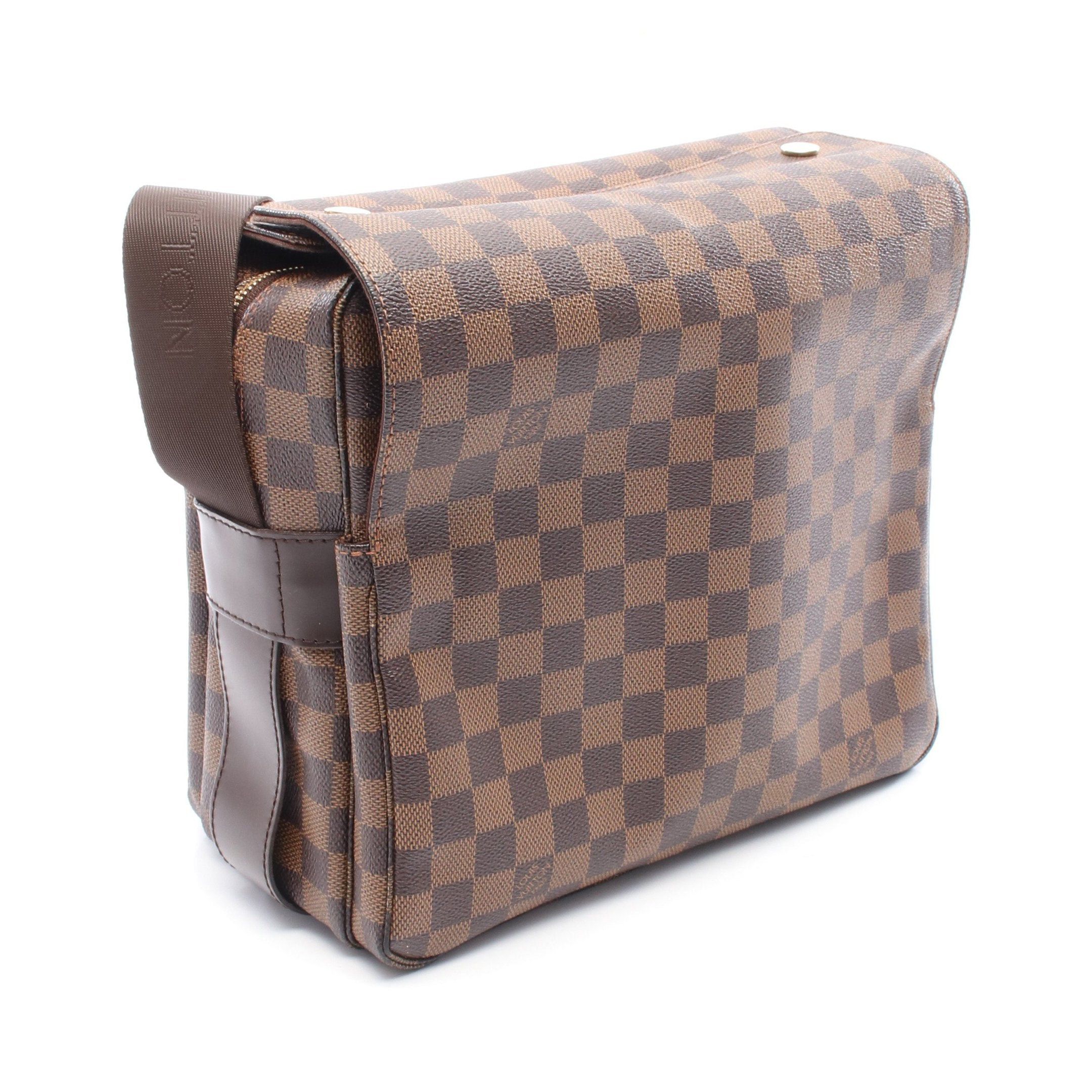 Louis Vuitton Louis Vuitton Naviglio Damier Ebene Shoulder Bag Leather Brown Size ONE SIZE - 2 Thumbnail