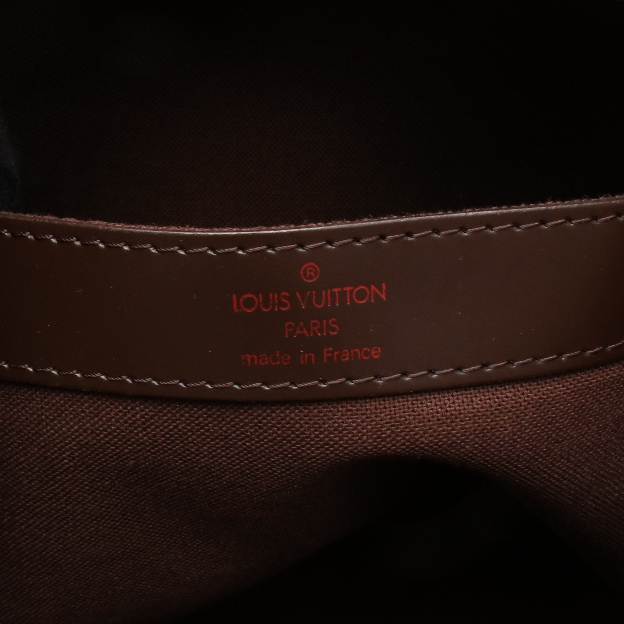 Louis Vuitton Louis Vuitton Naviglio Damier Ebene Shoulder Bag Leather Brown Size ONE SIZE - 4 Thumbnail