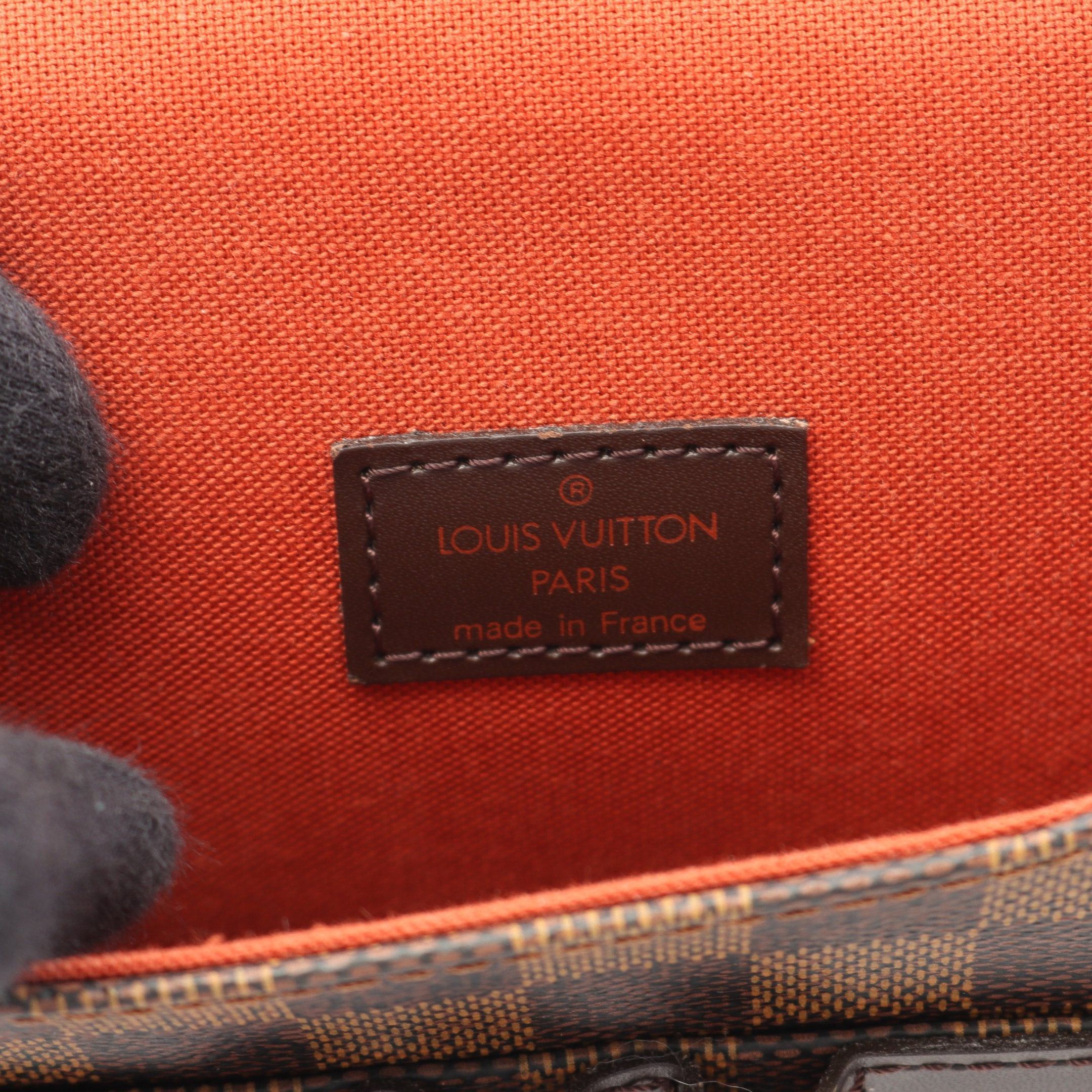 Louis Vuitton Louis Vuitton Portobello Damier Ebene Shoulder Bag Leather Brown Size ONE SIZE - 4 Thumbnail