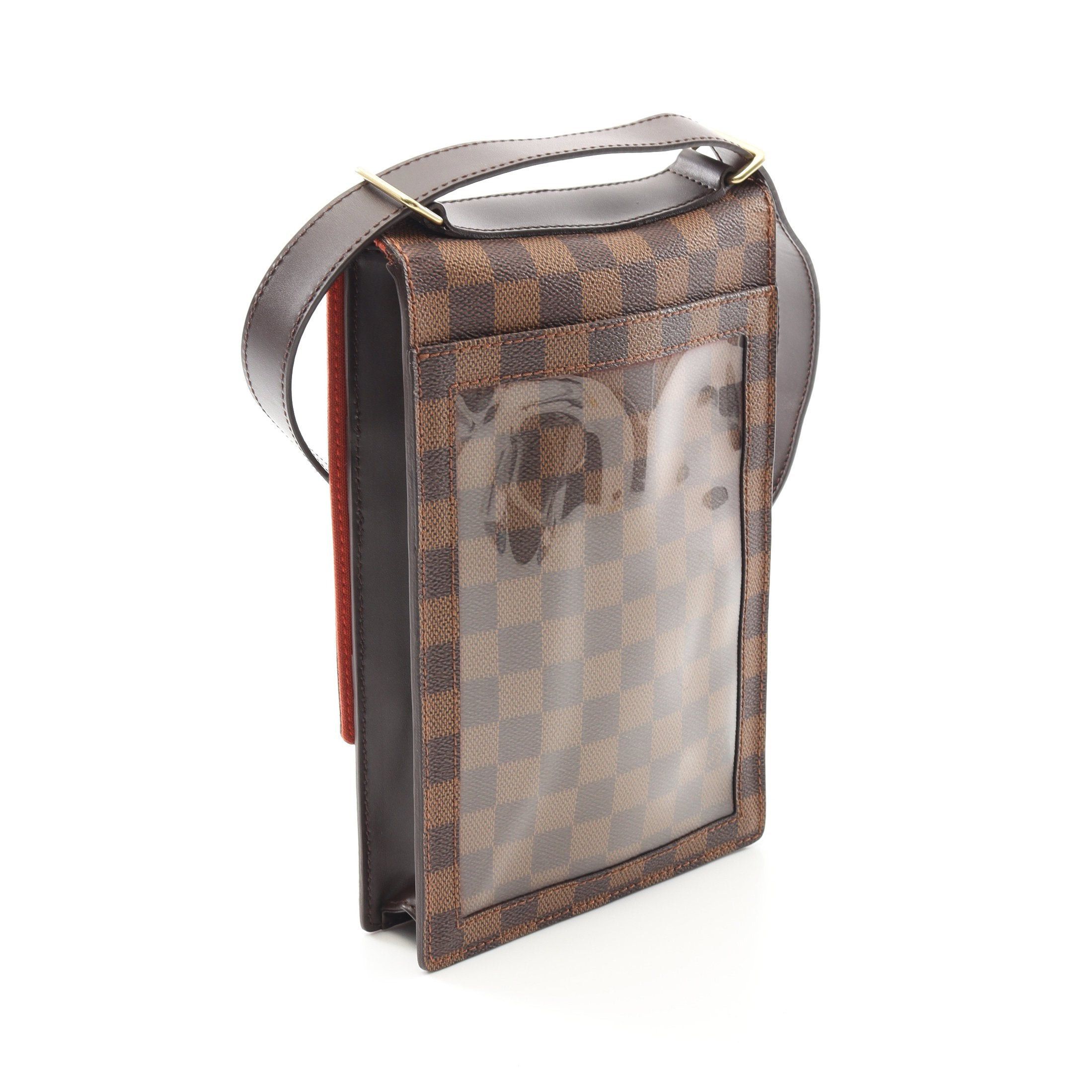 Louis Vuitton Louis Vuitton Portobello Damier Ebene Shoulder Bag Leather Brown Size ONE SIZE - 2 Thumbnail