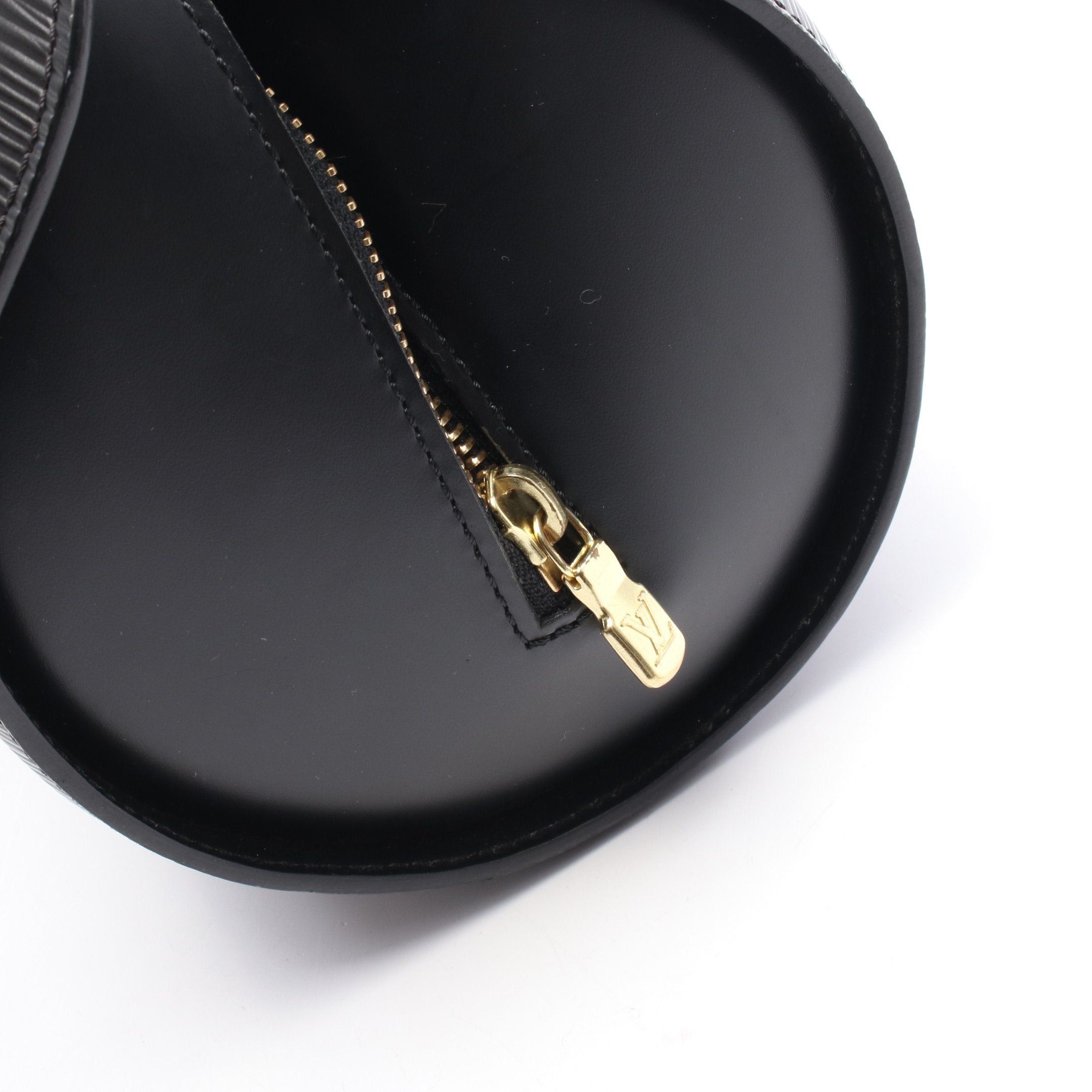 Louis Vuitton Louis Vuitton Soufflot Epi Noir Handbag Leather Black Size ONE SIZE - 7 Thumbnail