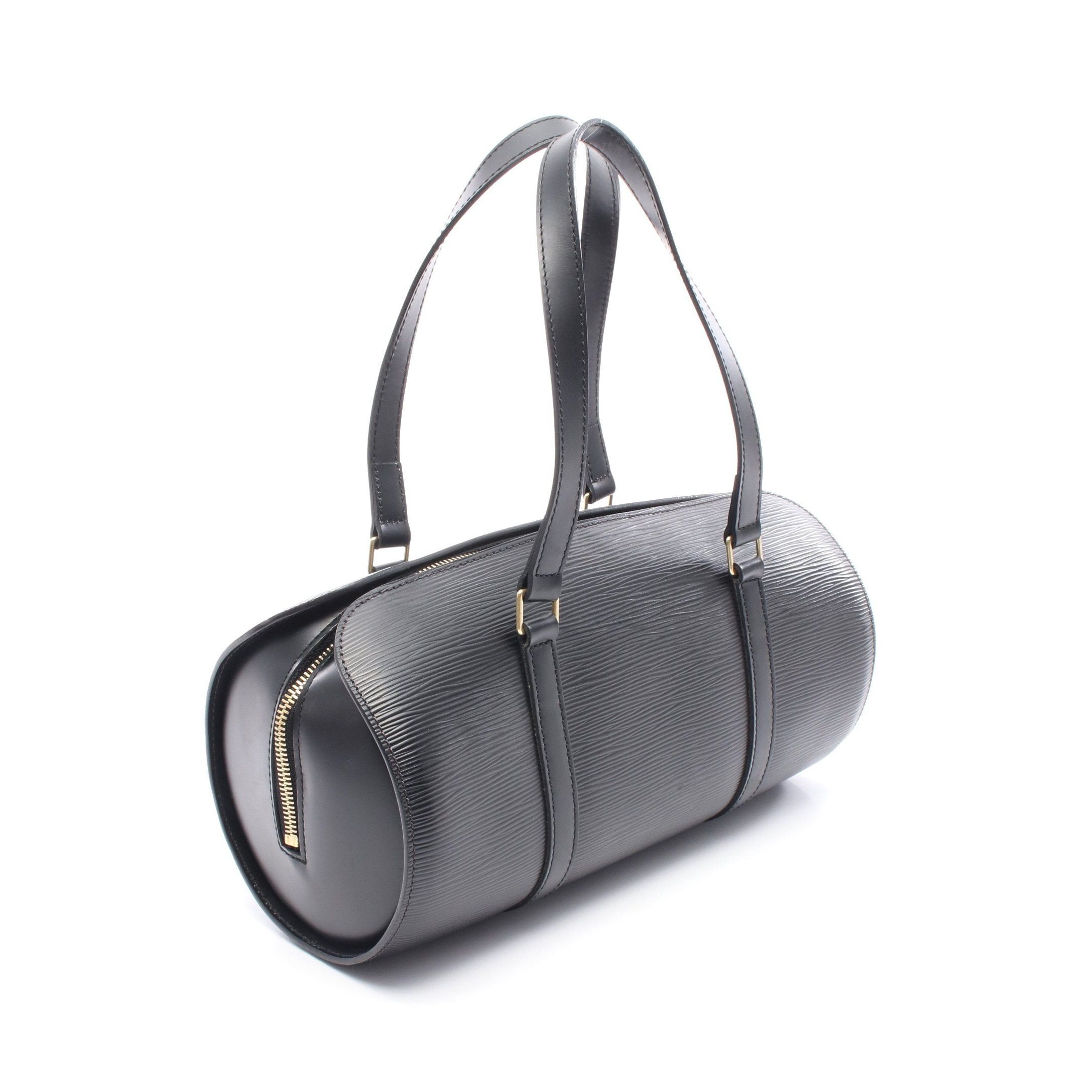 Louis Vuitton Louis Vuitton Soufflot Epi Noir Handbag Leather Black Size ONE SIZE - 2 Thumbnail