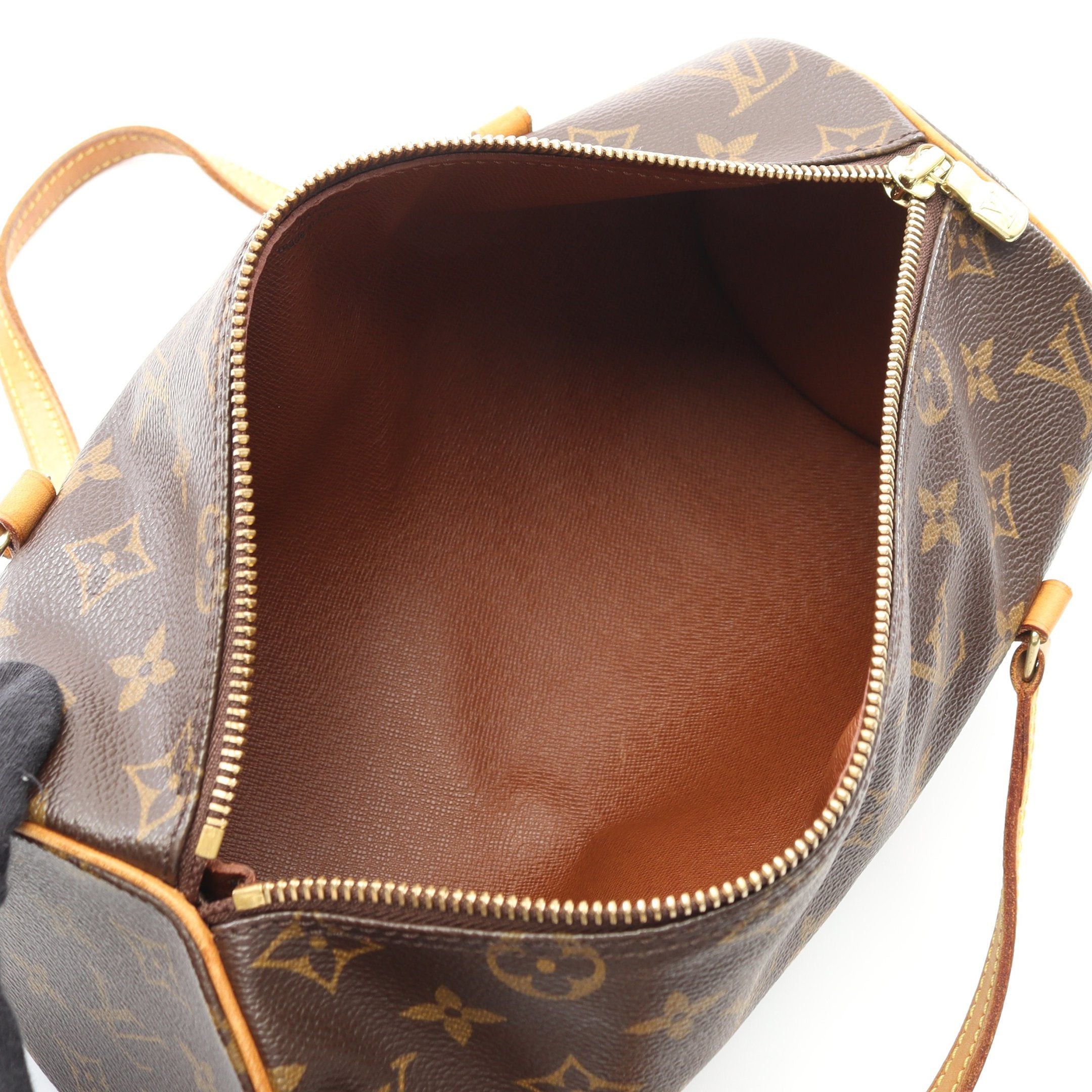 Louis Vuitton Louis Vuitton Papillon 26 Monogram Handbag Leather Brown Size ONE SIZE - 3 Thumbnail