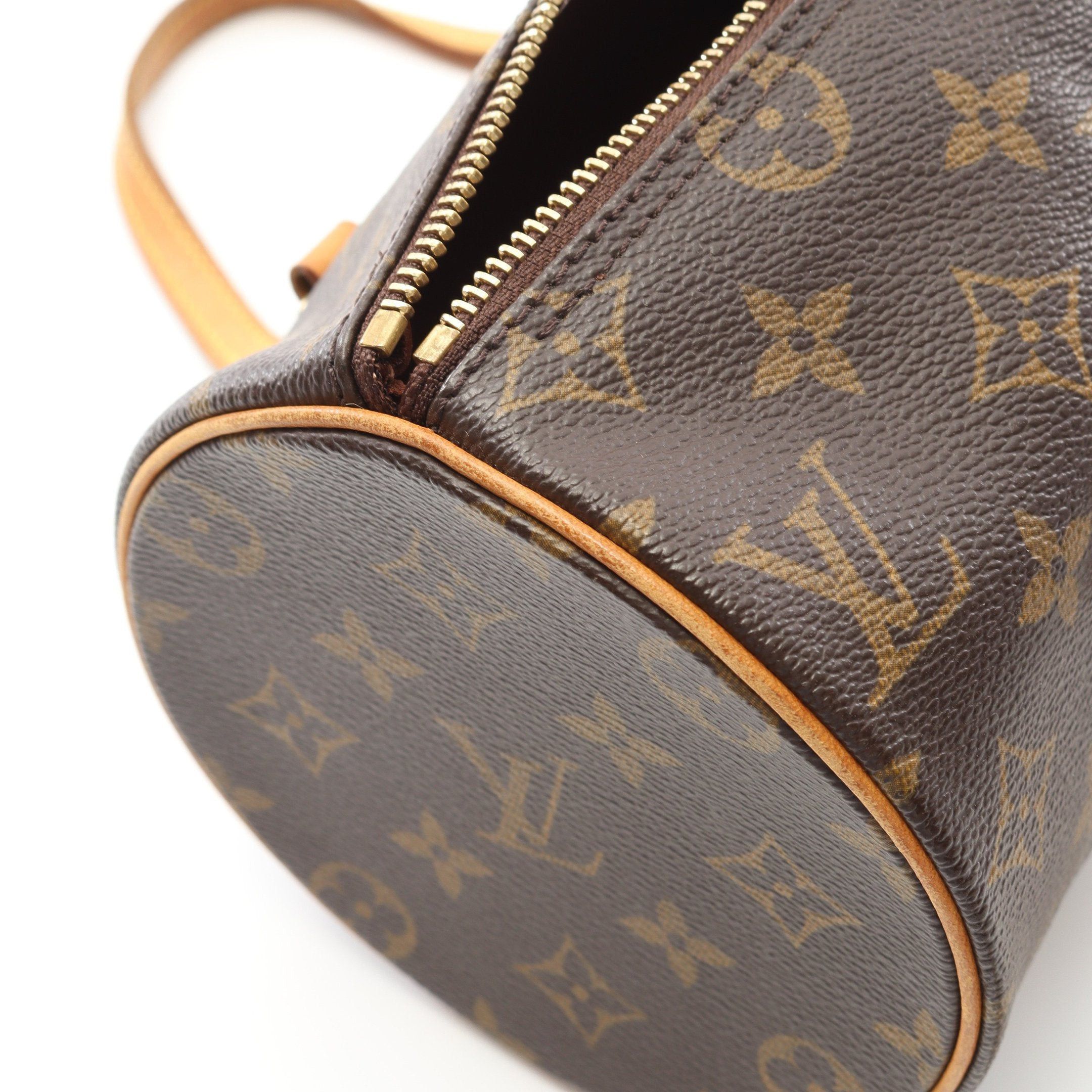 Louis Vuitton Louis Vuitton Papillon 26 Monogram Handbag Leather Brown Size ONE SIZE - 6 Thumbnail