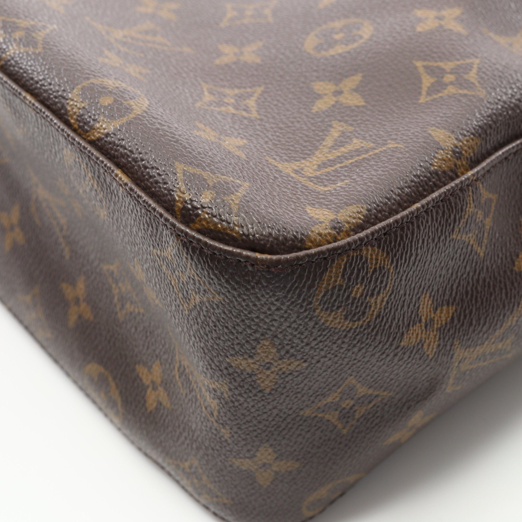 Louis Vuitton Louis Vuitton Looping Gm Monogram Shoulder Bag Leather Brown Size ONE SIZE - 8 Thumbnail