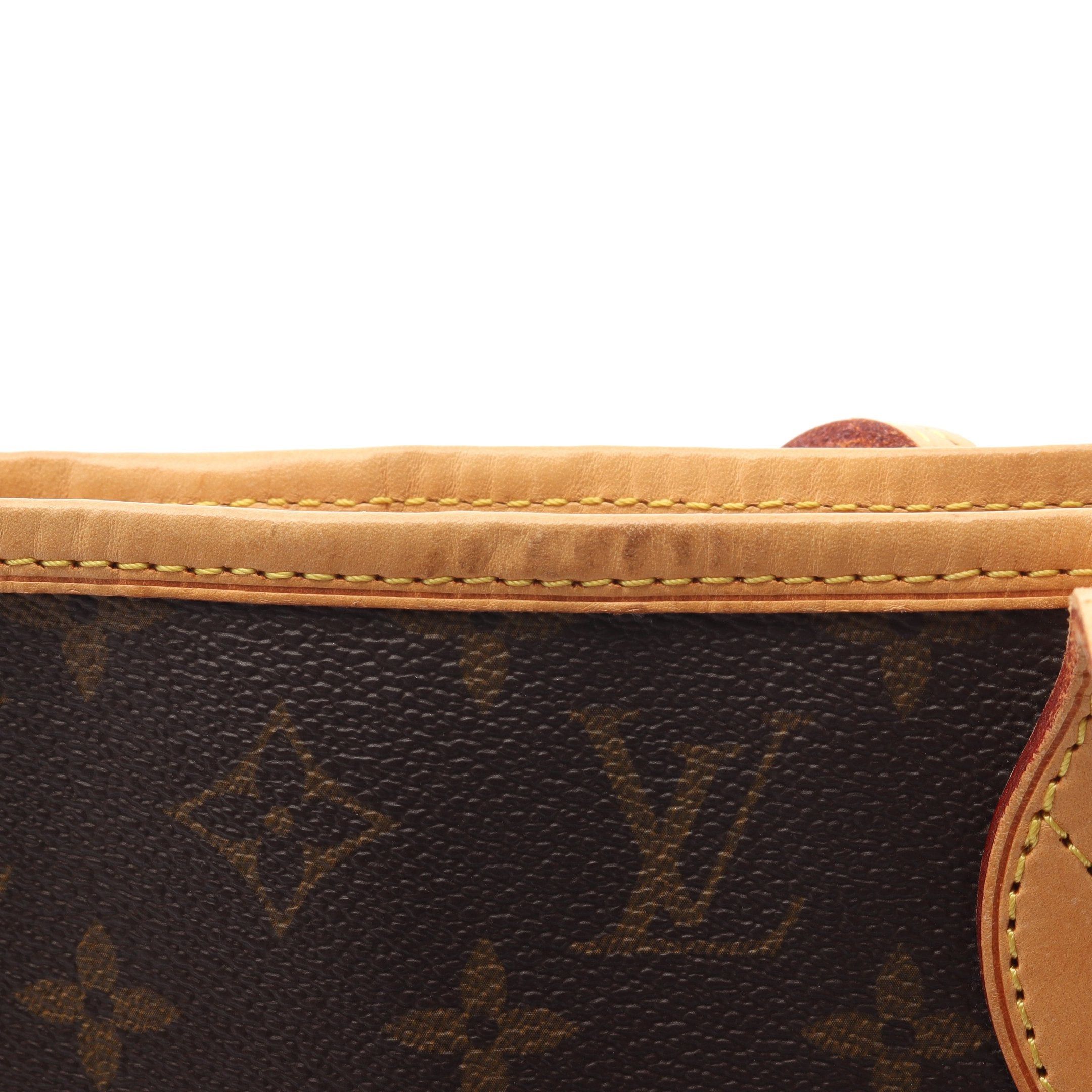 Louis Vuitton Louis Vuitton Neverfull Mm Monogram Shoulder Bag Tote Leather Brown Size ONE SIZE - 13 Thumbnail