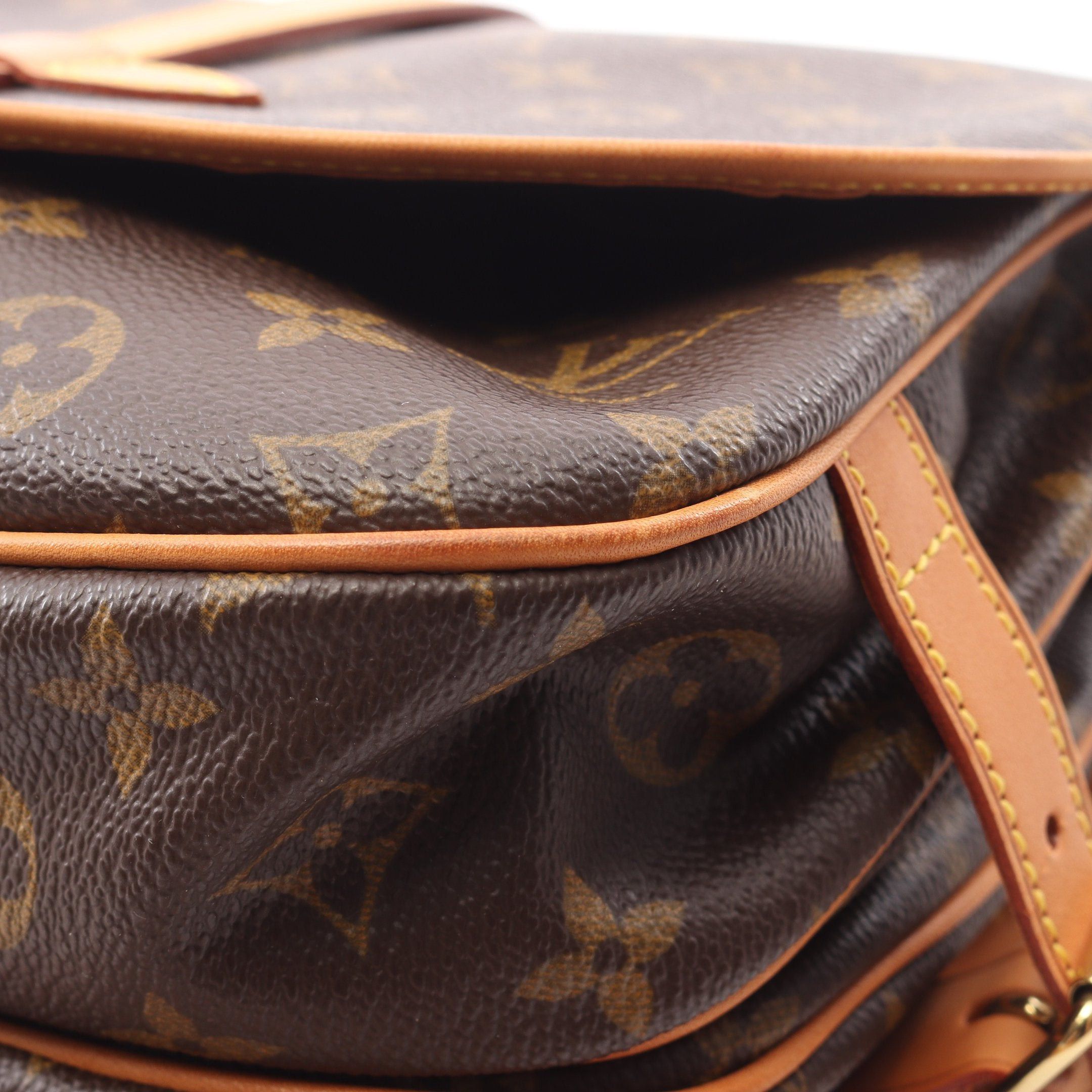Louis Vuitton Louis Vuitton Saumur 30 Monogram Shoulder Bag Leather Brown Size ONE SIZE - 8 Thumbnail