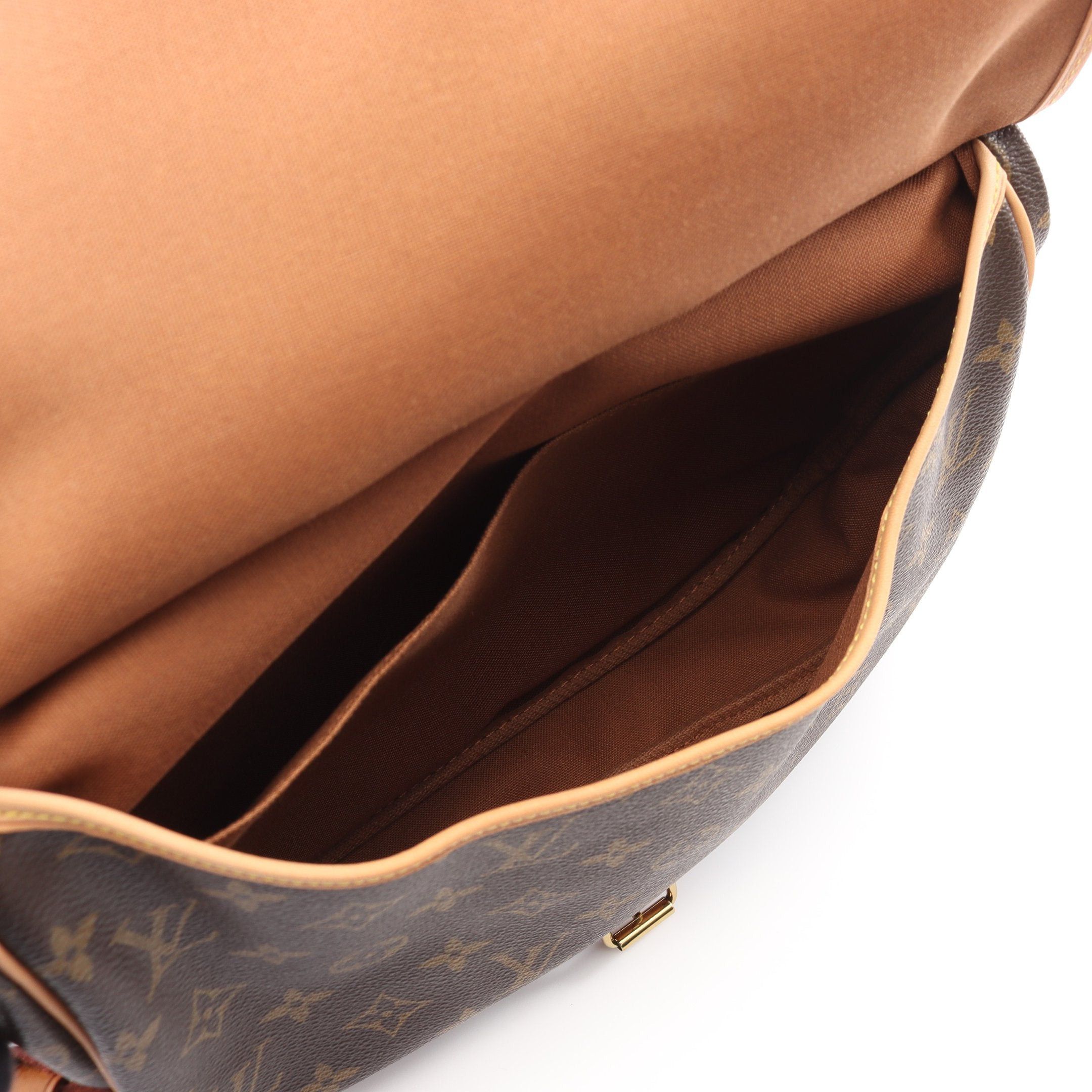 Louis Vuitton Louis Vuitton Saumur 30 Monogram Shoulder Bag Leather Brown Size ONE SIZE - 4 Thumbnail