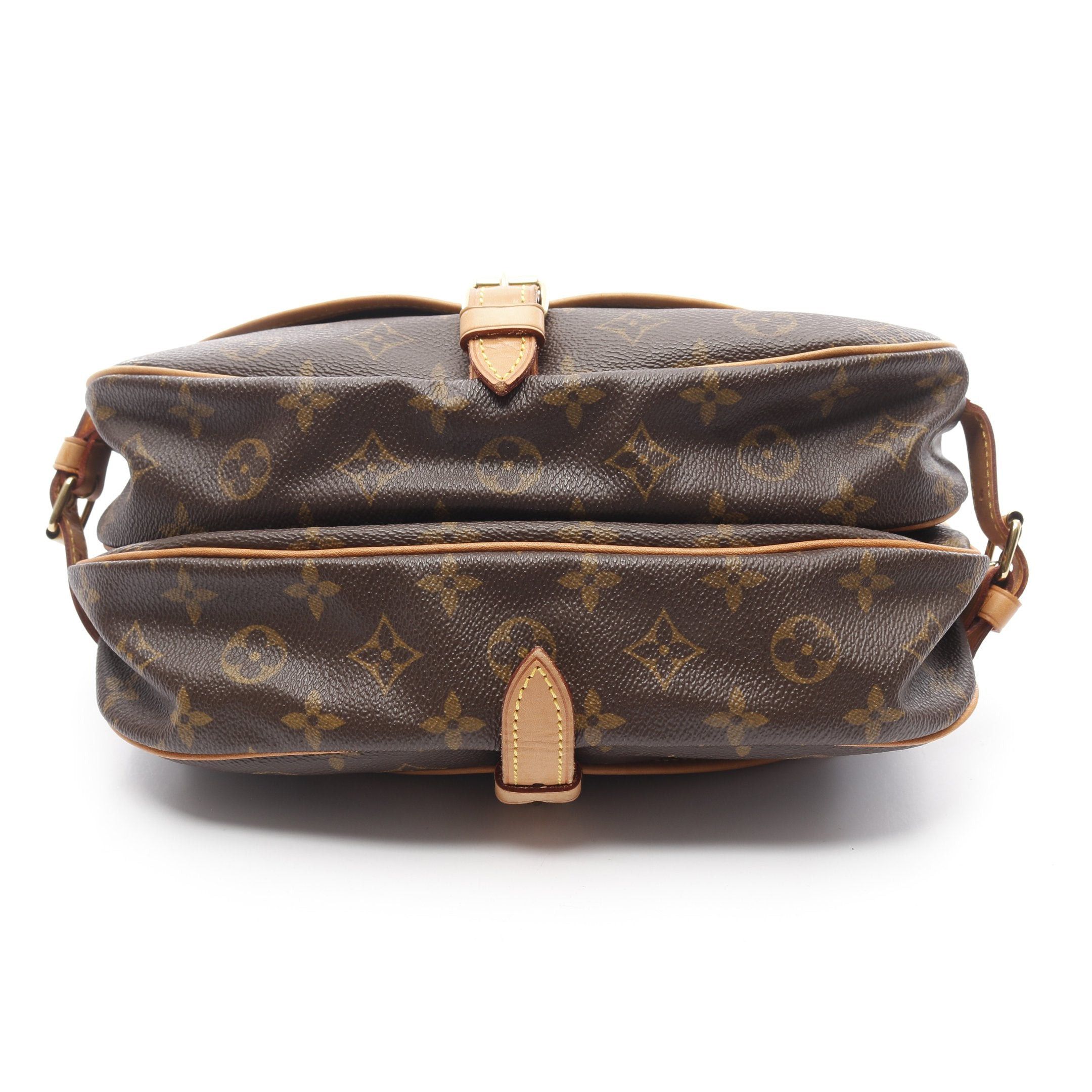 Louis Vuitton Louis Vuitton Saumur 30 Monogram Shoulder Bag Leather Brown Size ONE SIZE - 11 Thumbnail